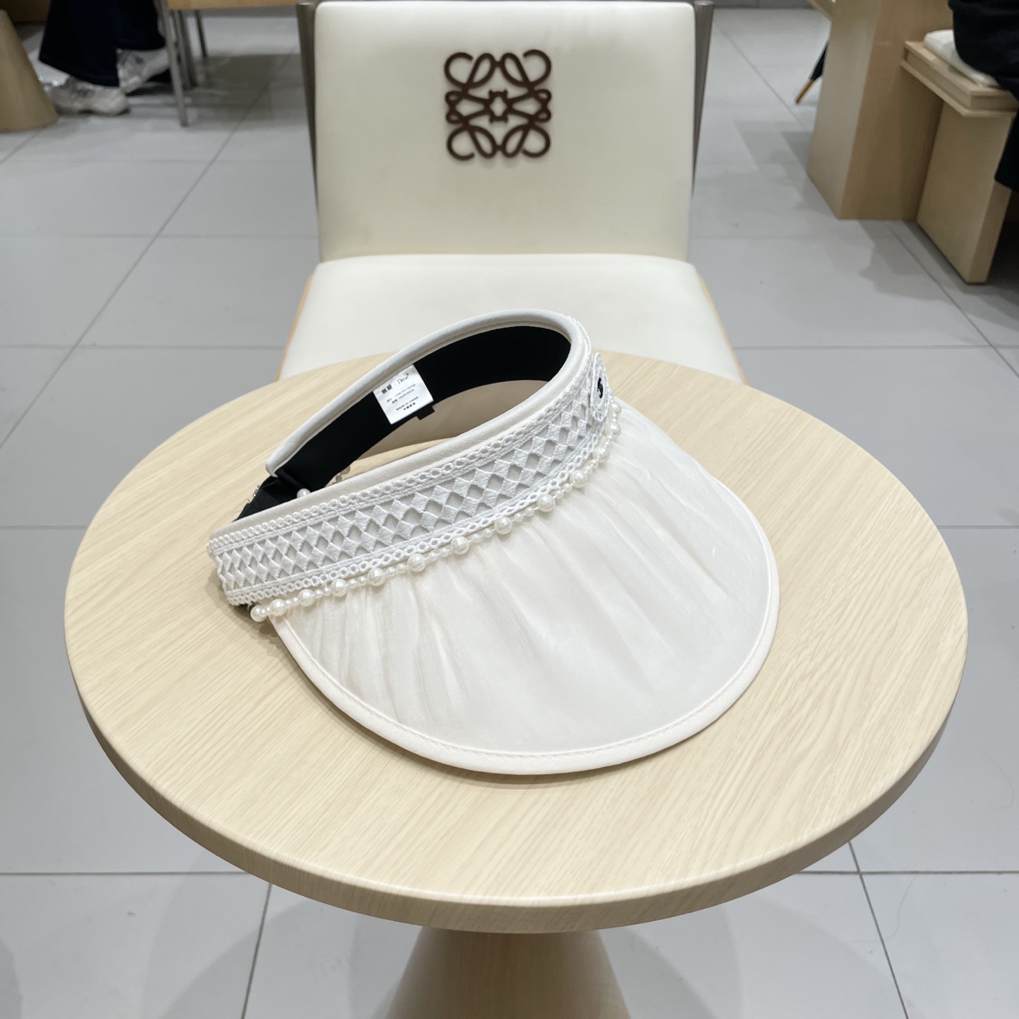  Chanel香奈儿空顶遮阳帽，发箍遮阳帽，头围57cm