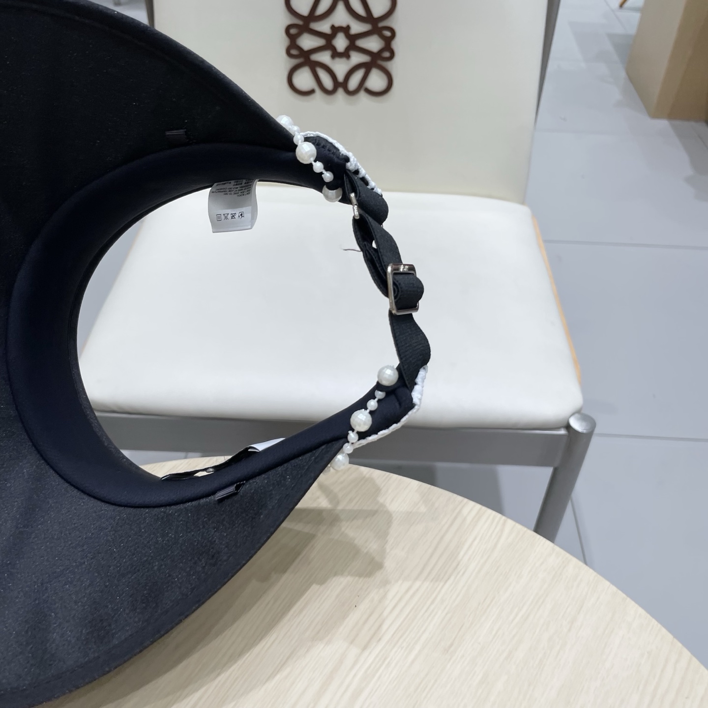  Chanel香奈儿空顶遮阳帽，发箍遮阳帽，头围57cm