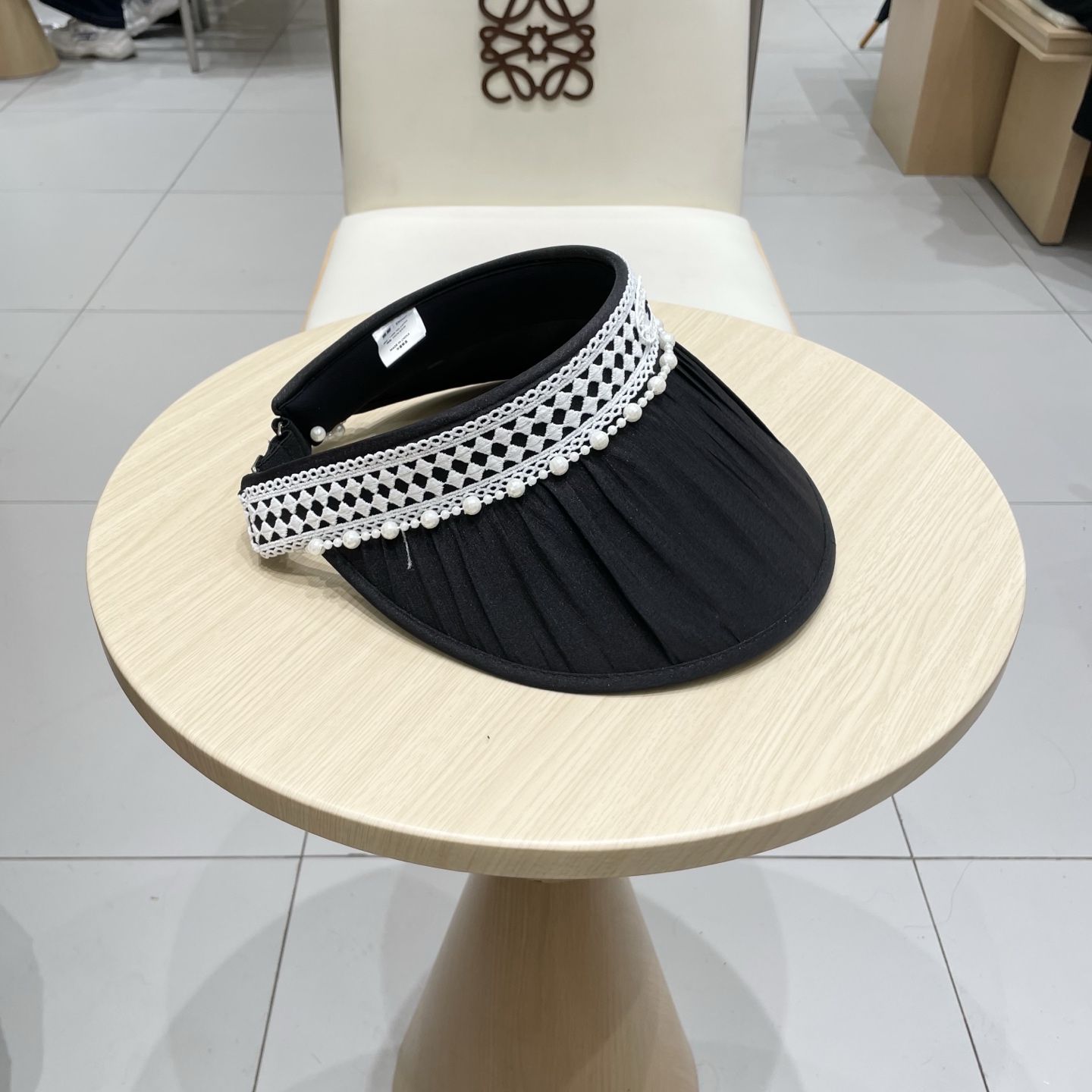  Chanel香奈儿空顶遮阳帽，发箍遮阳帽，头围57cm