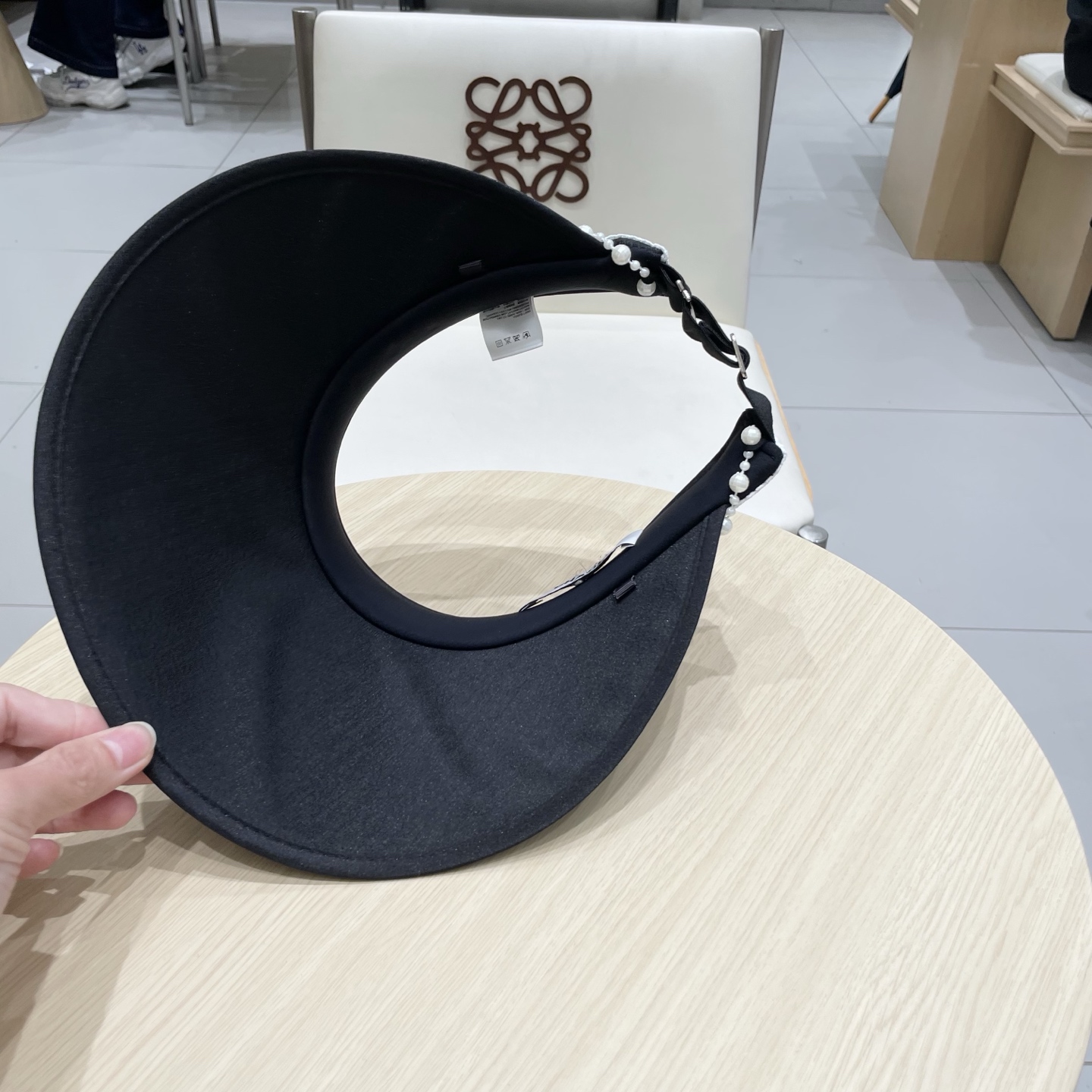  Chanel香奈儿空顶遮阳帽，发箍遮阳帽，头围57cm