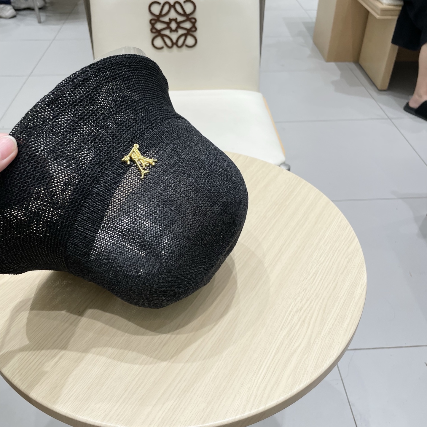  LV路易威登日本和纸薄款透气针织渔夫帽子女春夏素颜百搭盆帽显脸小水桶帽潮