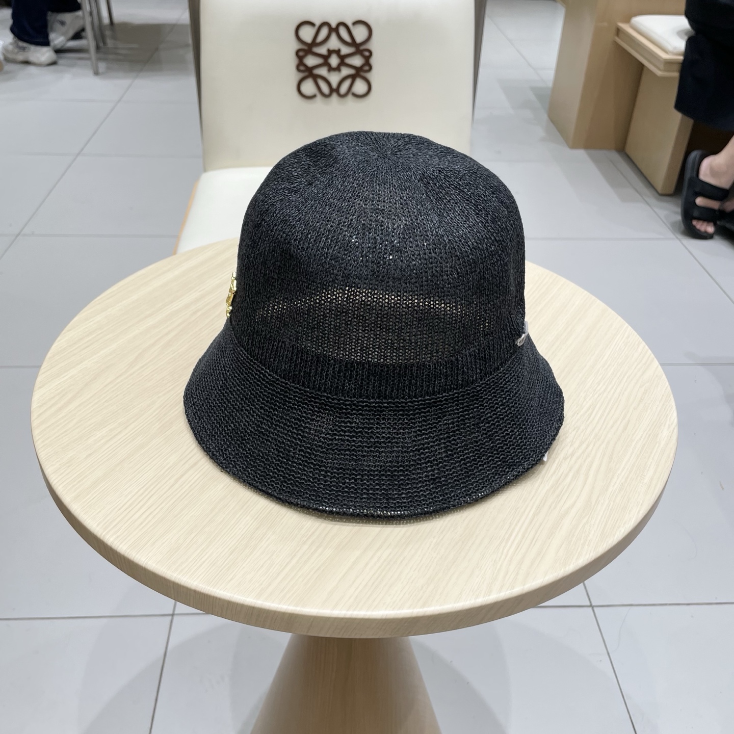  LV路易威登日本和纸薄款透气针织渔夫帽子女春夏素颜百搭盆帽显脸小水桶帽潮