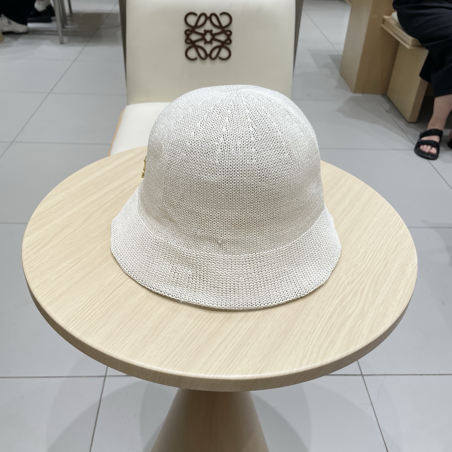  LV路易威登日本和纸薄款透气针织渔夫帽子女春夏素颜百搭盆帽显脸小水桶帽潮