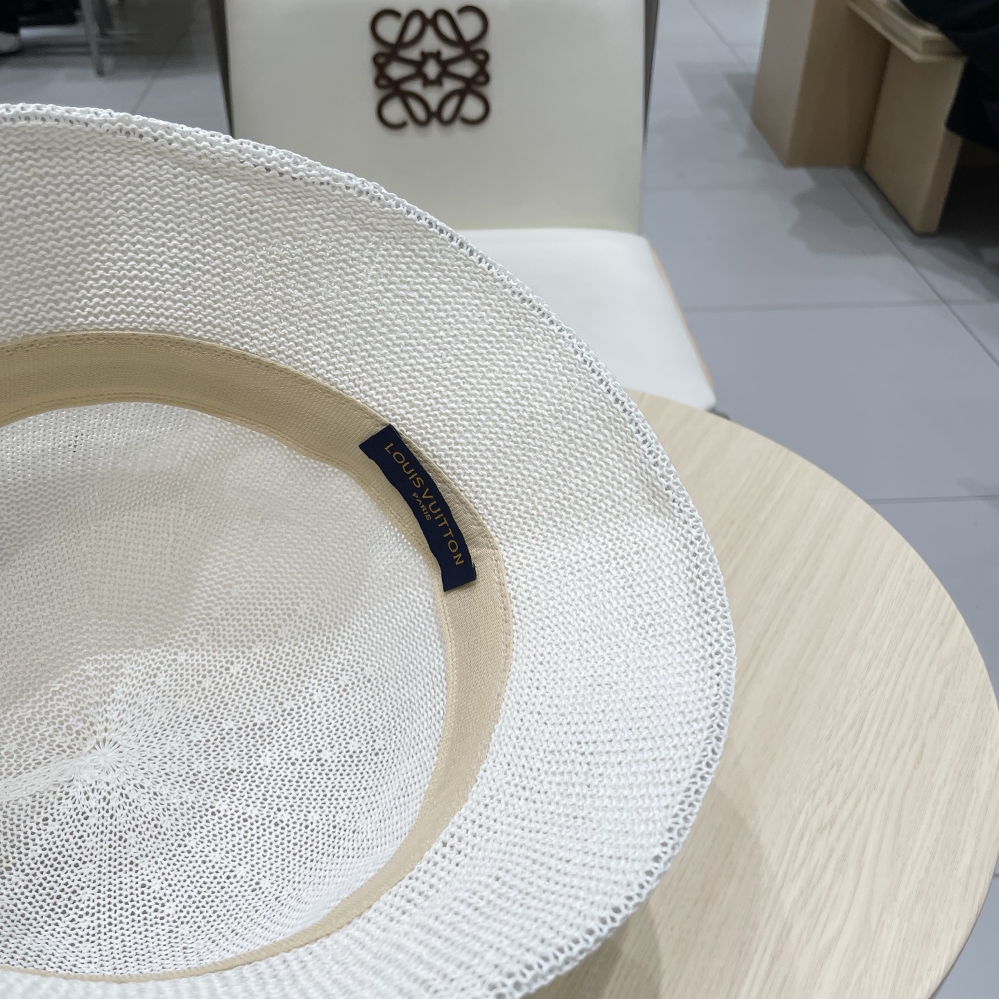  LV路易威登日本和纸薄款透气针织渔夫帽子女春夏素颜百搭盆帽显脸小水桶帽潮