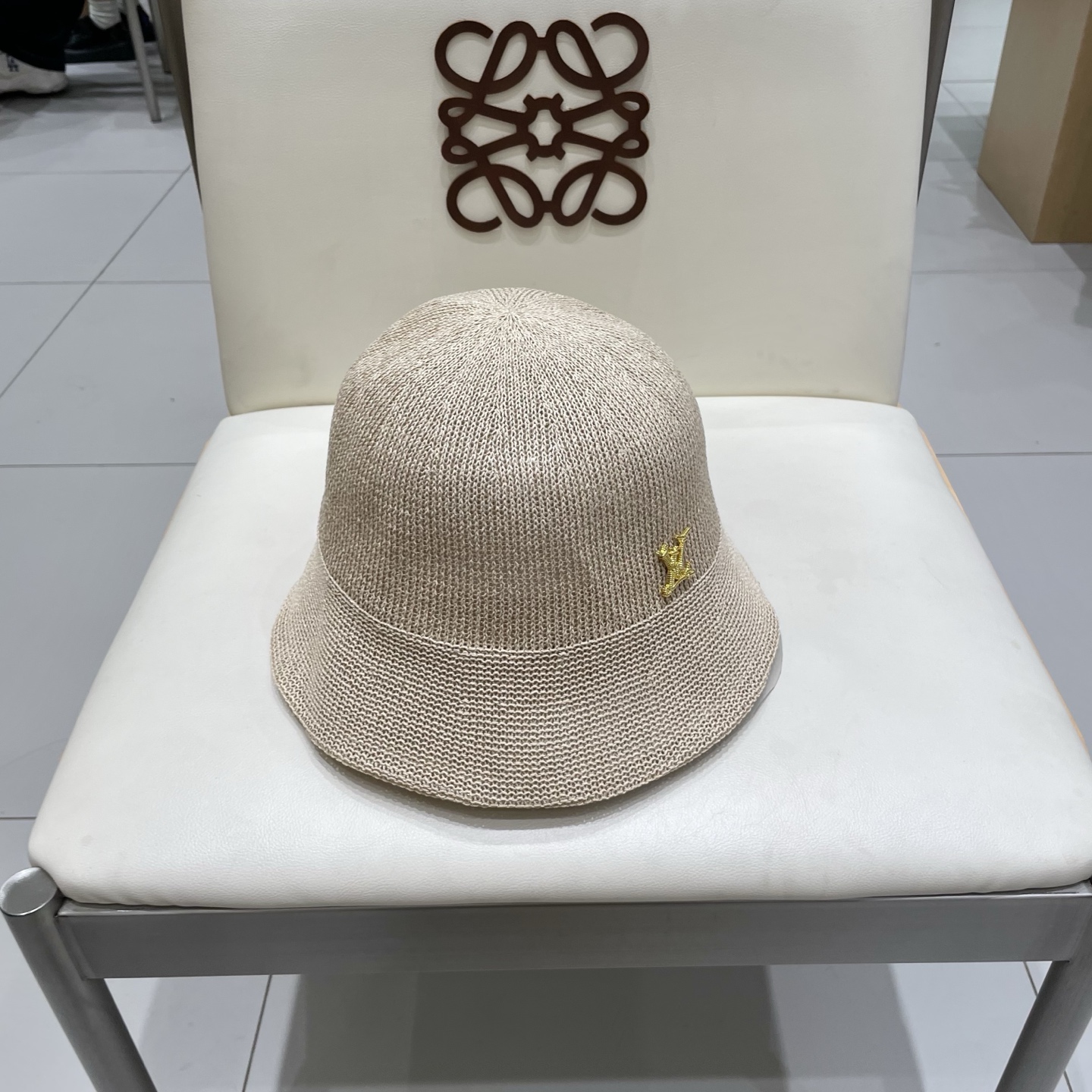  LV路易威登日本和纸薄款透气针织渔夫帽子女春夏素颜百搭盆帽显脸小水桶帽潮