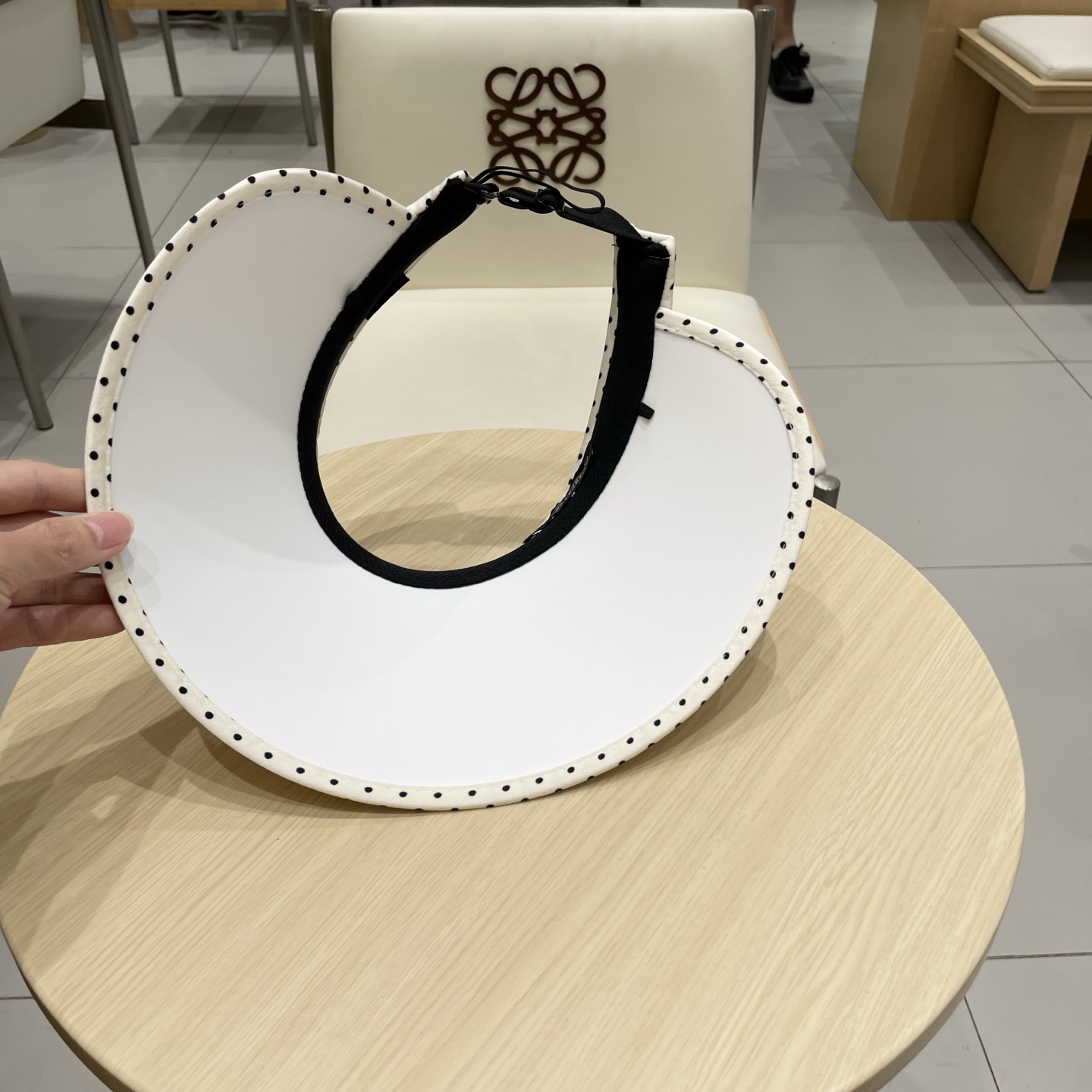  Chrome Hearts 2025新款波点草编空顶帽子女夏季大帽檐遮阳防晒帽防紫外线太阳帽