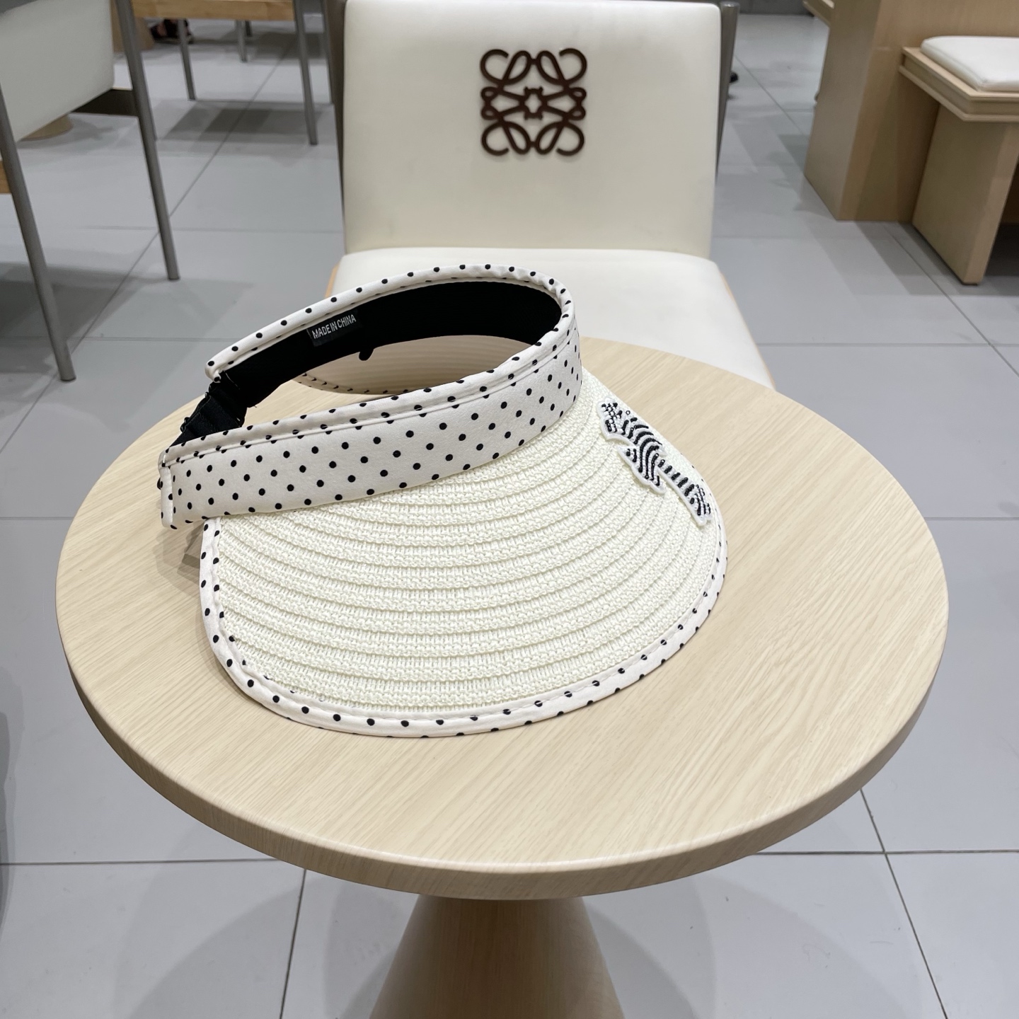  Chrome Hearts 2025新款波点草编空顶帽子女夏季大帽檐遮阳防晒帽防紫外线太阳帽