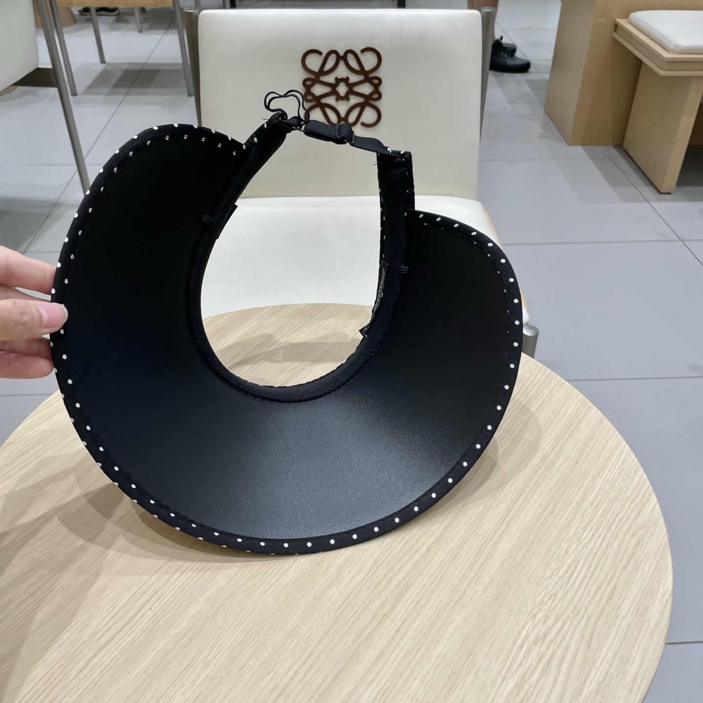  Chrome Hearts 2025新款波点草编空顶帽子女夏季大帽檐遮阳防晒帽防紫外线太阳帽