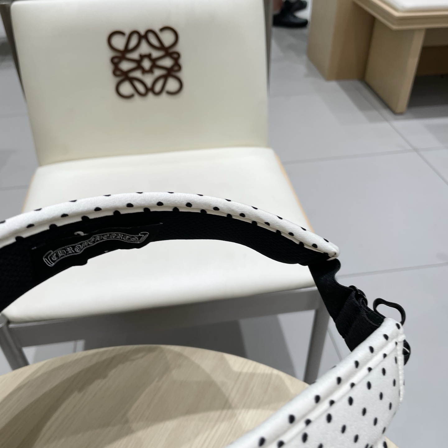  Chrome Hearts 2025新款波点草编空顶帽子女夏季大帽檐遮阳防晒帽防紫外线太阳帽