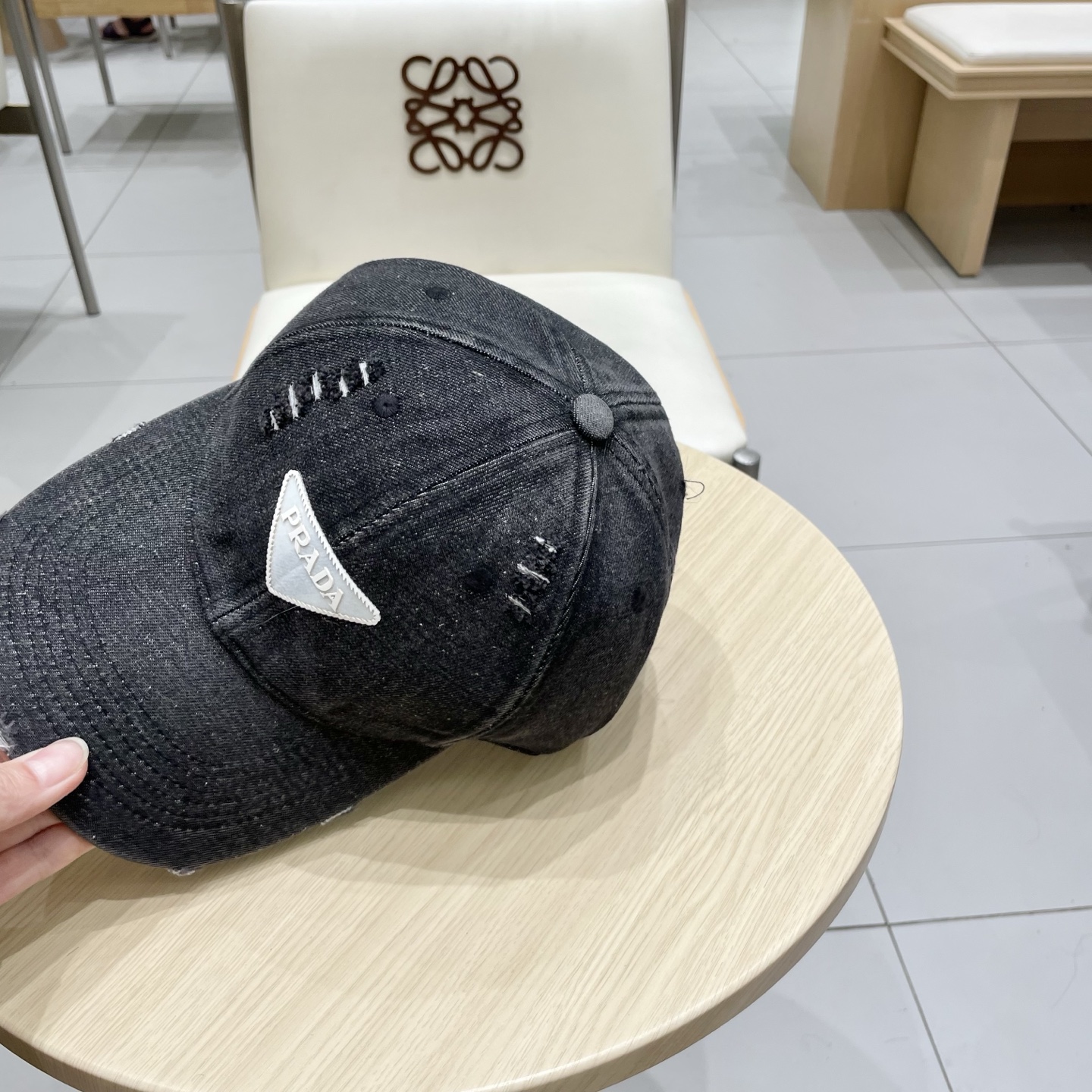 【普拉达】春夏新款大牌刺绣棒球帽，新款出货，大牌款超好搭配，赶