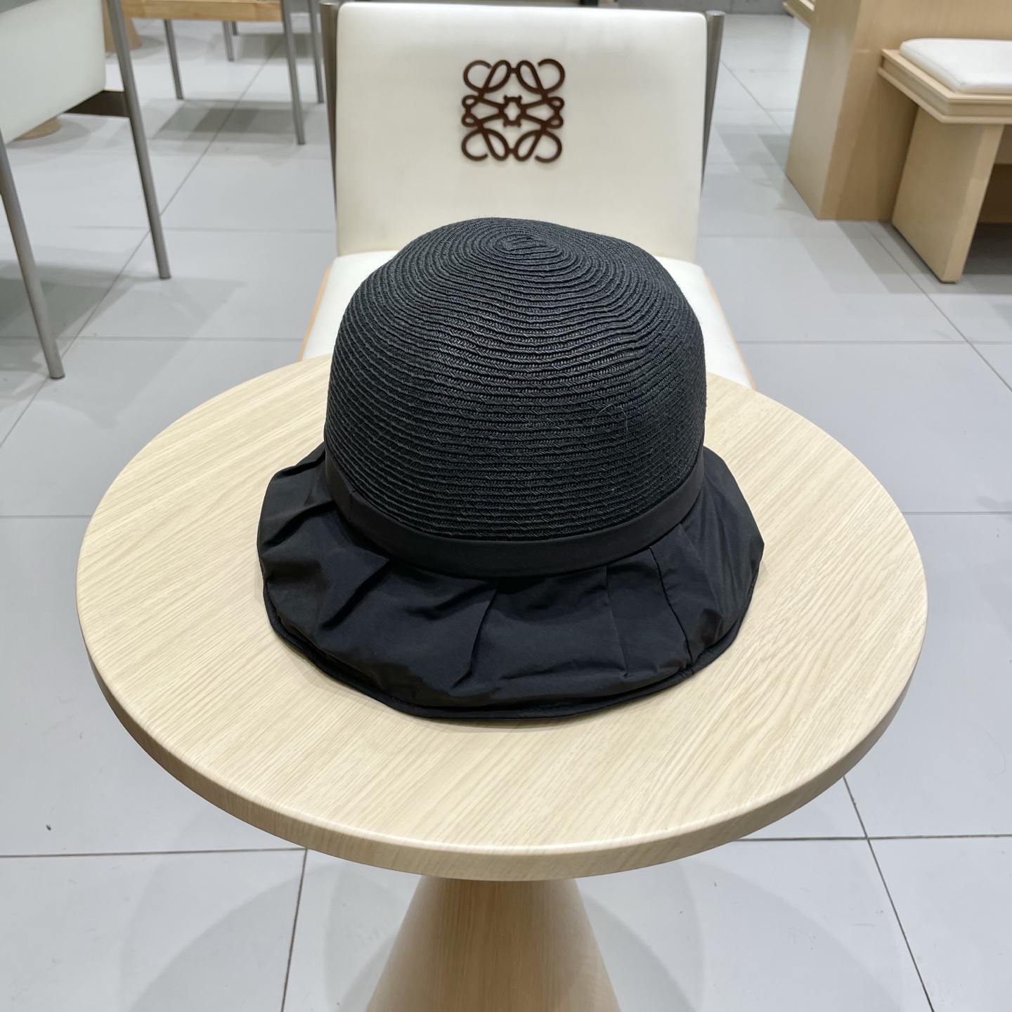  chanel香奈儿时尚渔夫帽女2025新款夏防紫外线遮阳帽户外出游显脸小水桶帽