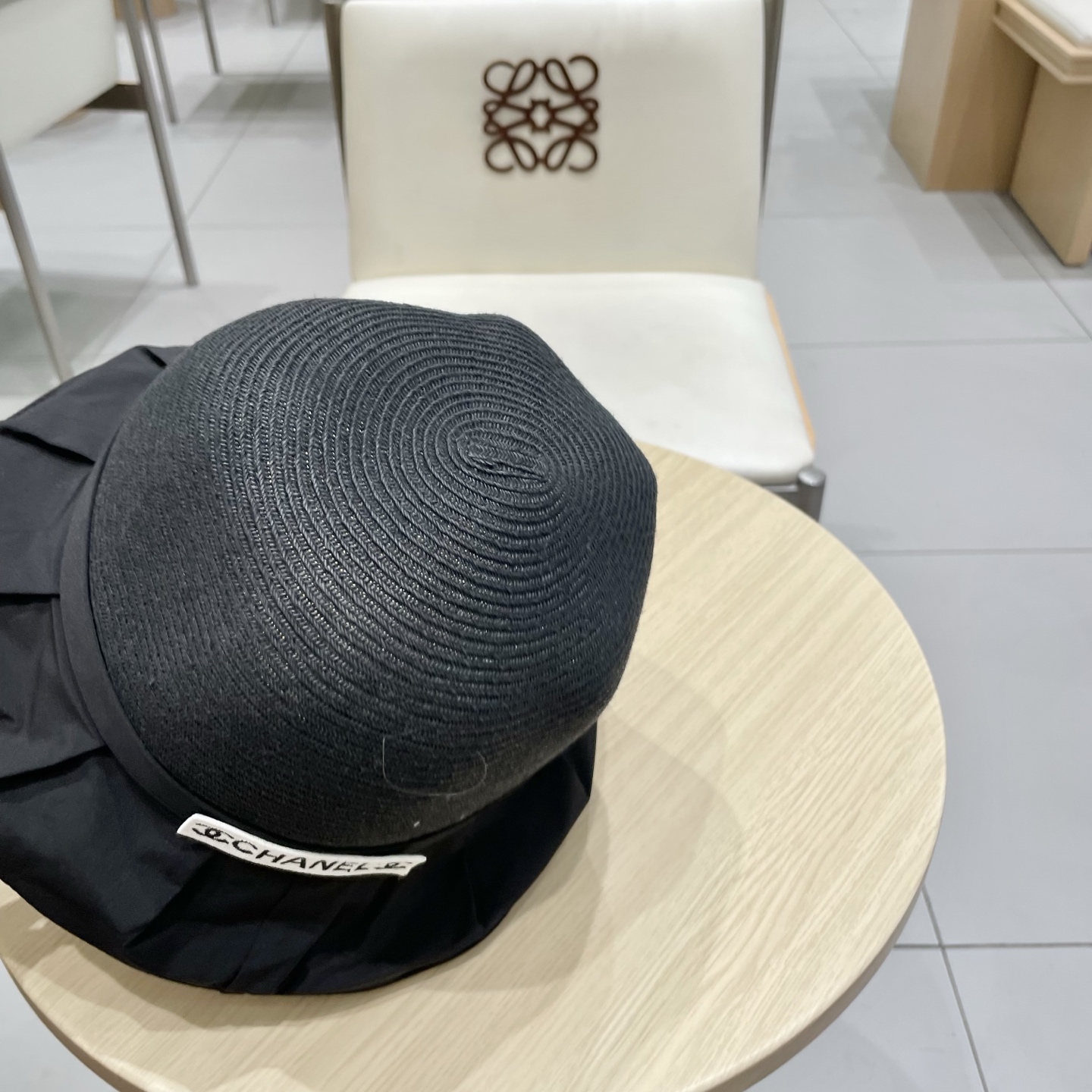  chanel香奈儿时尚渔夫帽女2025新款夏防紫外线遮阳帽户外出游显脸小水桶帽