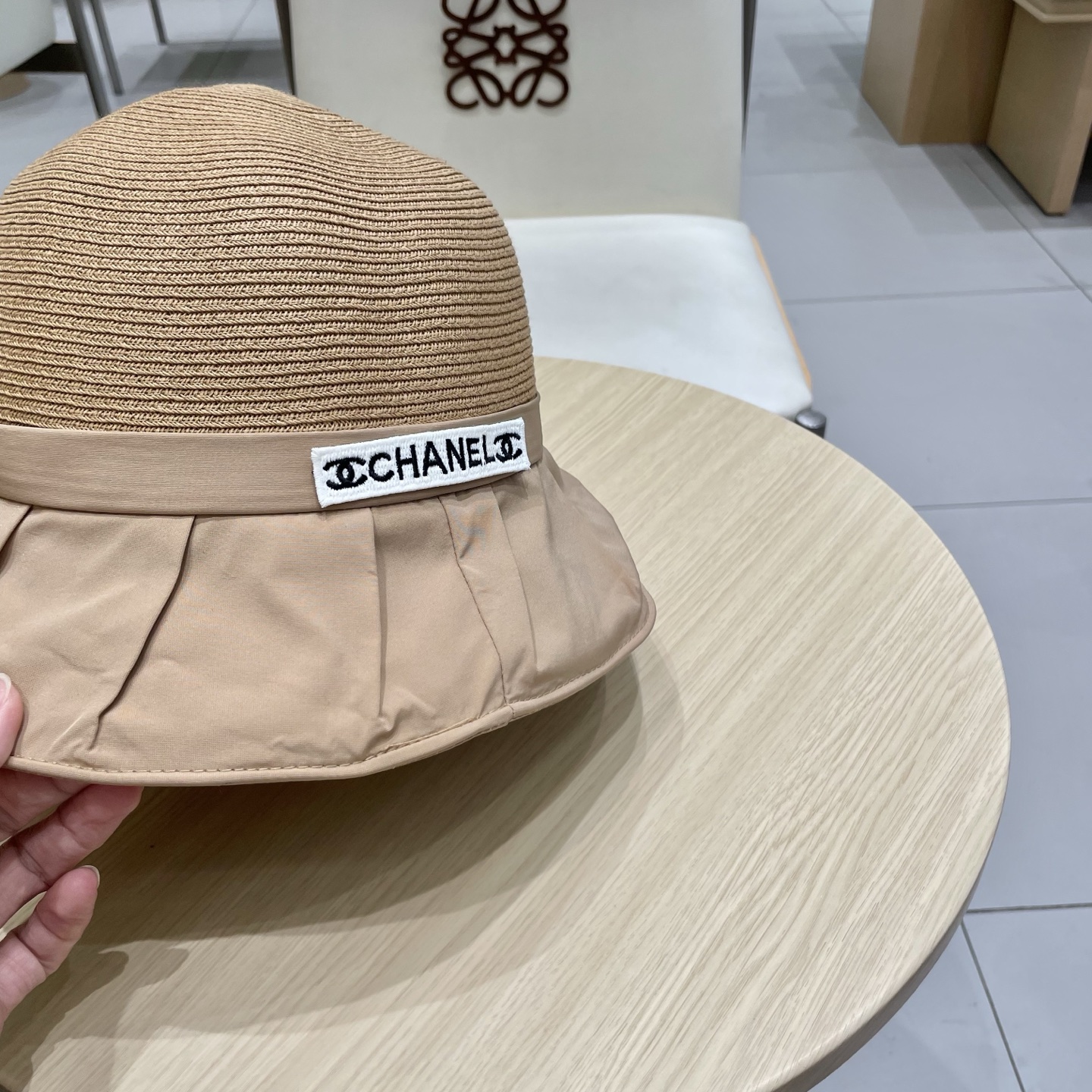  chanel香奈儿时尚渔夫帽女2025新款夏防紫外线遮阳帽户外出游显脸小水桶帽