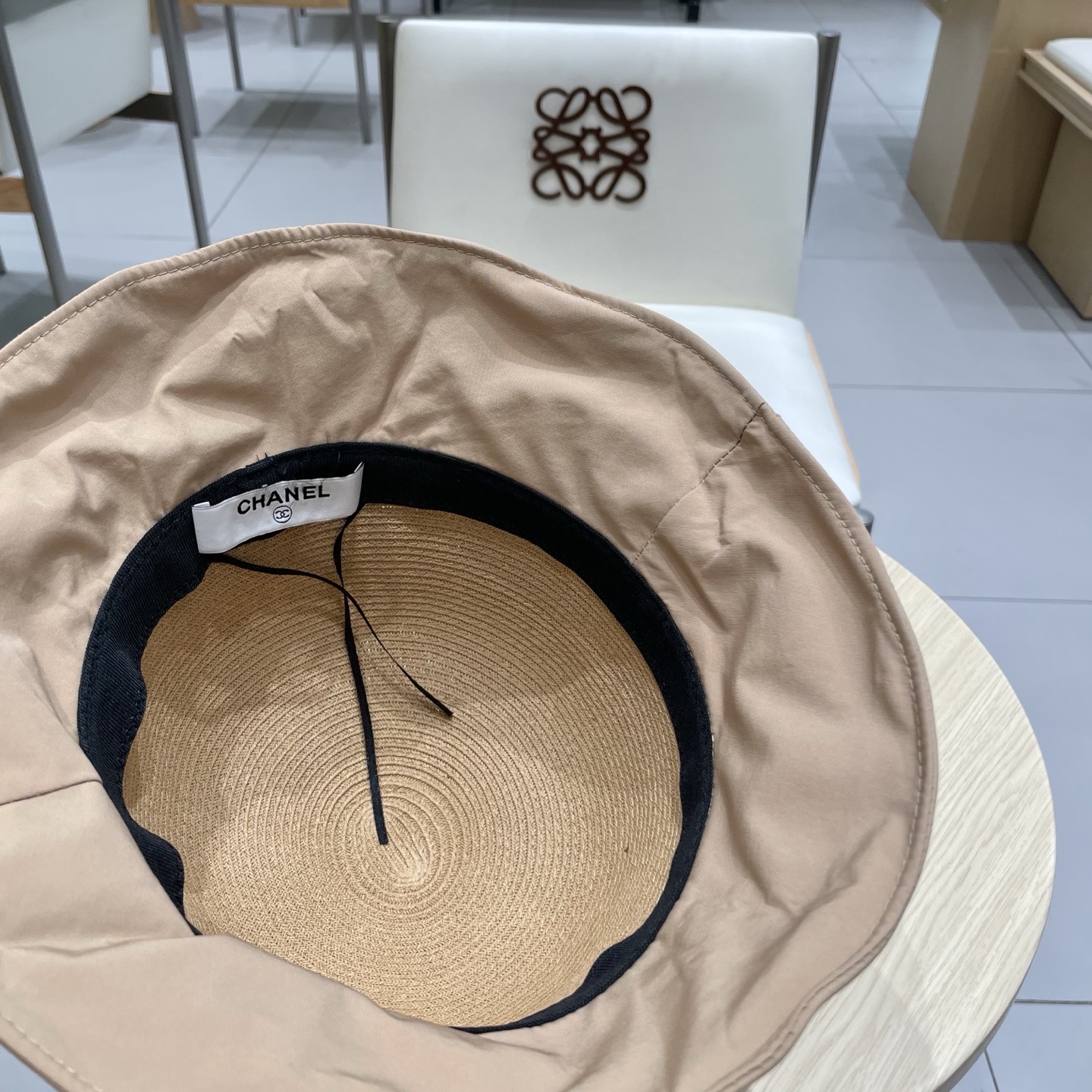  chanel香奈儿时尚渔夫帽女2025新款夏防紫外线遮阳帽户外出游显脸小水桶帽