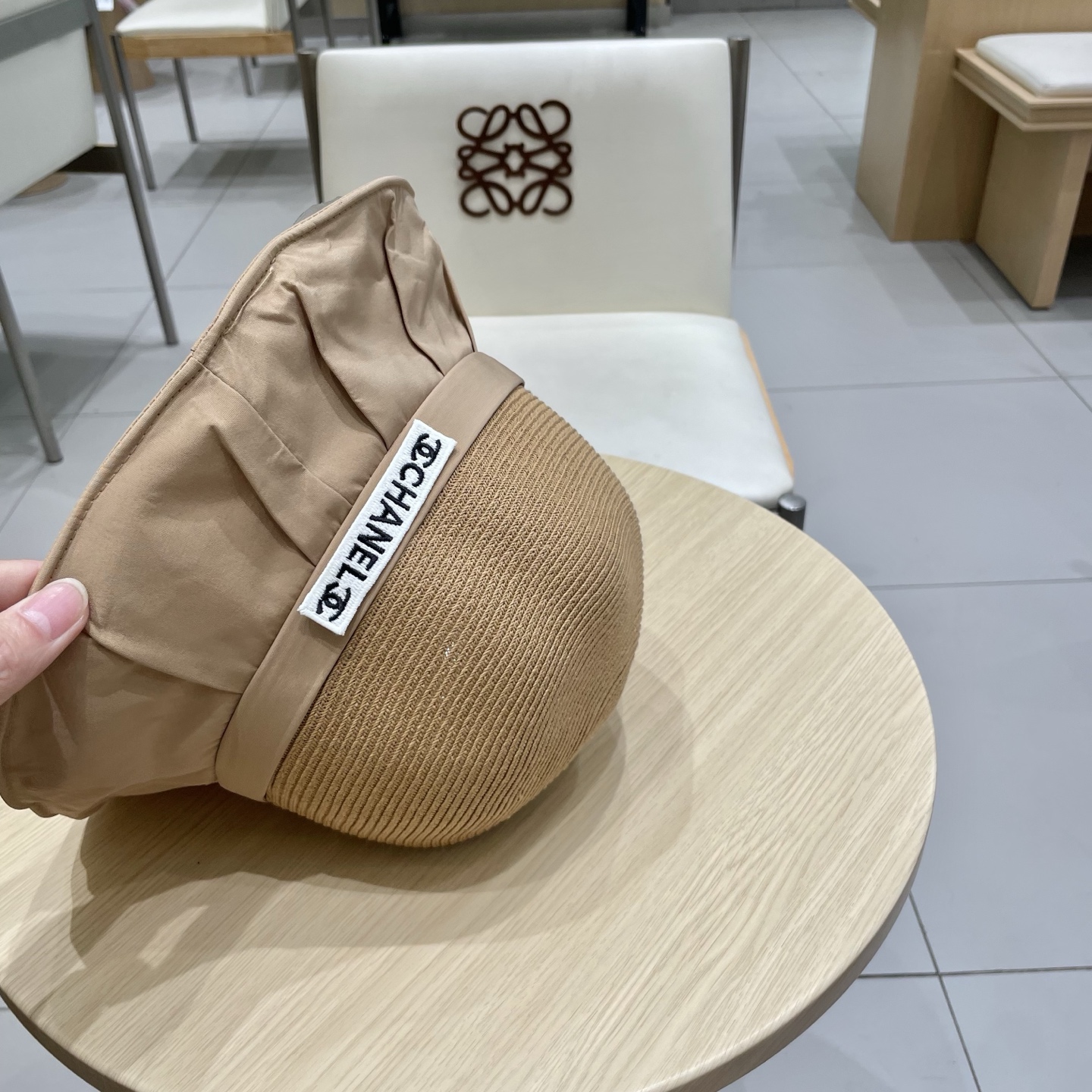  chanel香奈儿时尚渔夫帽女2025新款夏防紫外线遮阳帽户外出游显脸小水桶帽