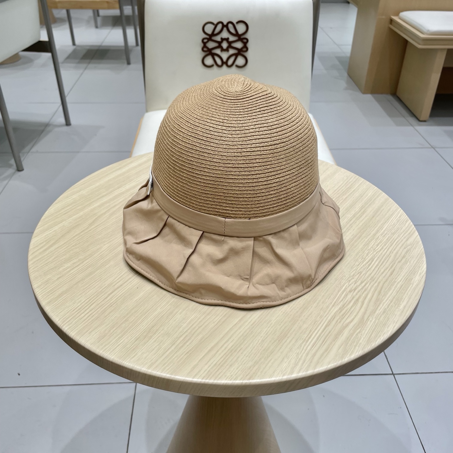  chanel香奈儿时尚渔夫帽女2025新款夏防紫外线遮阳帽户外出游显脸小水桶帽