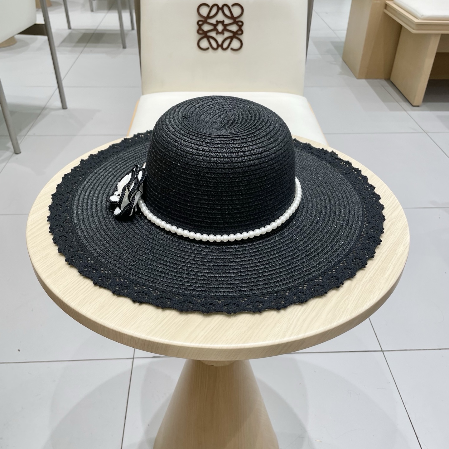  Chanel香奈儿新款草帽，名媛风，头围57cm