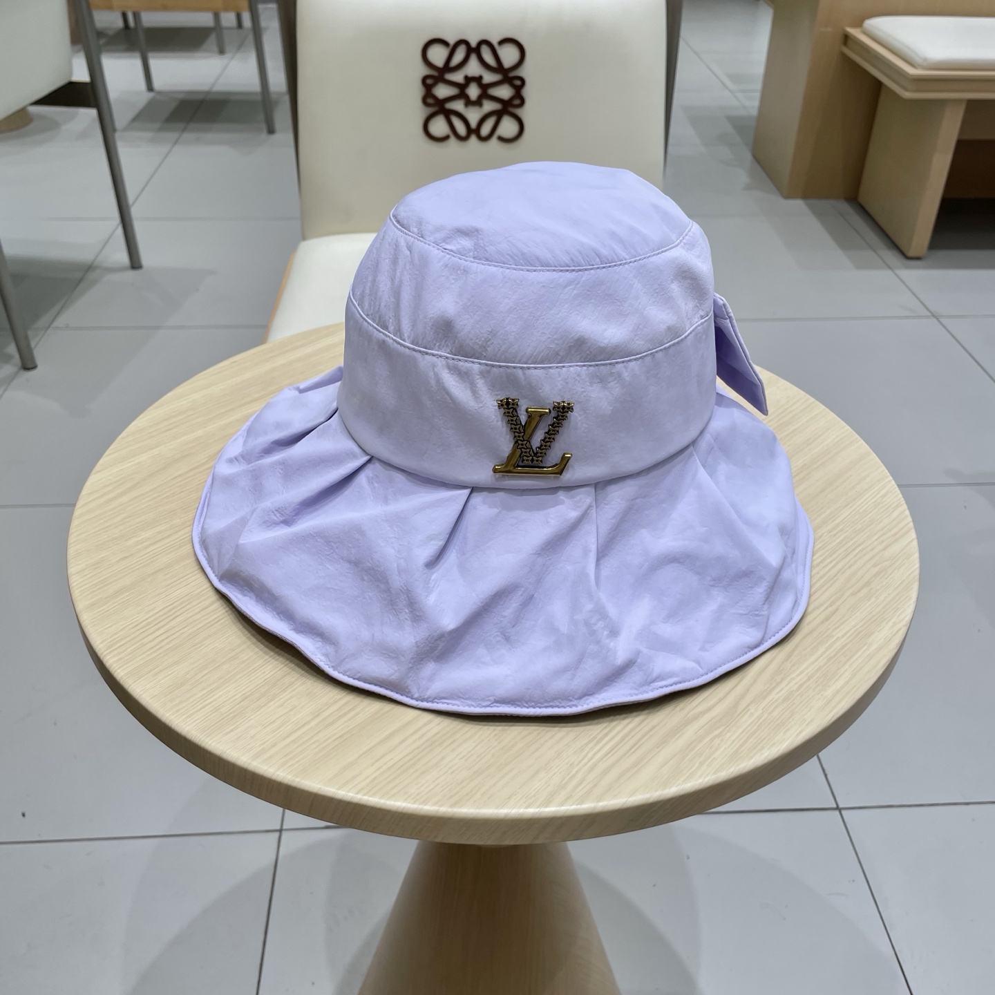 Lv路易威登蝴蝶结渔夫帽，名媛气质款，头围57cm