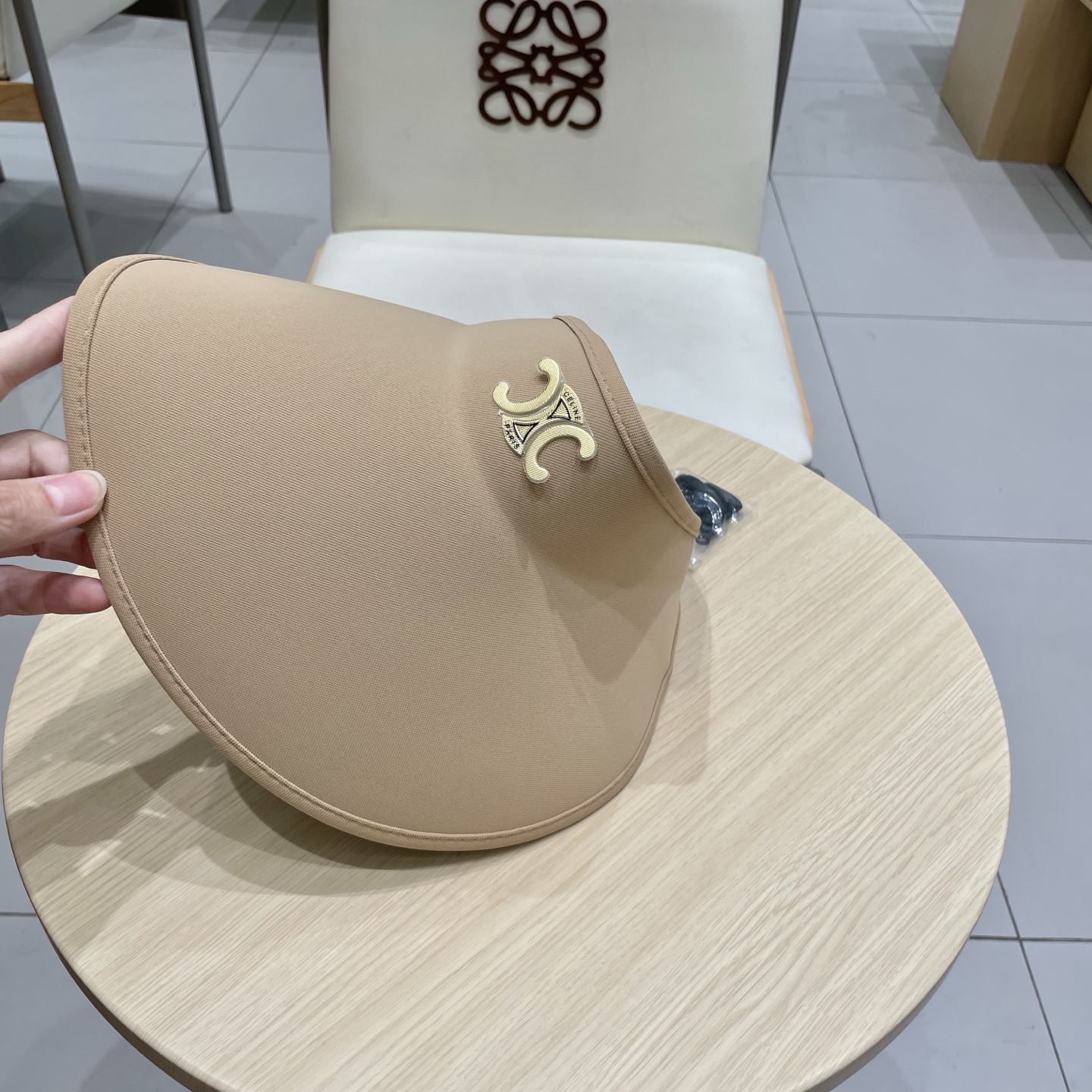  celine塞琳新款2025遮阳空顶帽子女减龄时尚春夏季鸭舌帽百搭简约休闲防晒帽