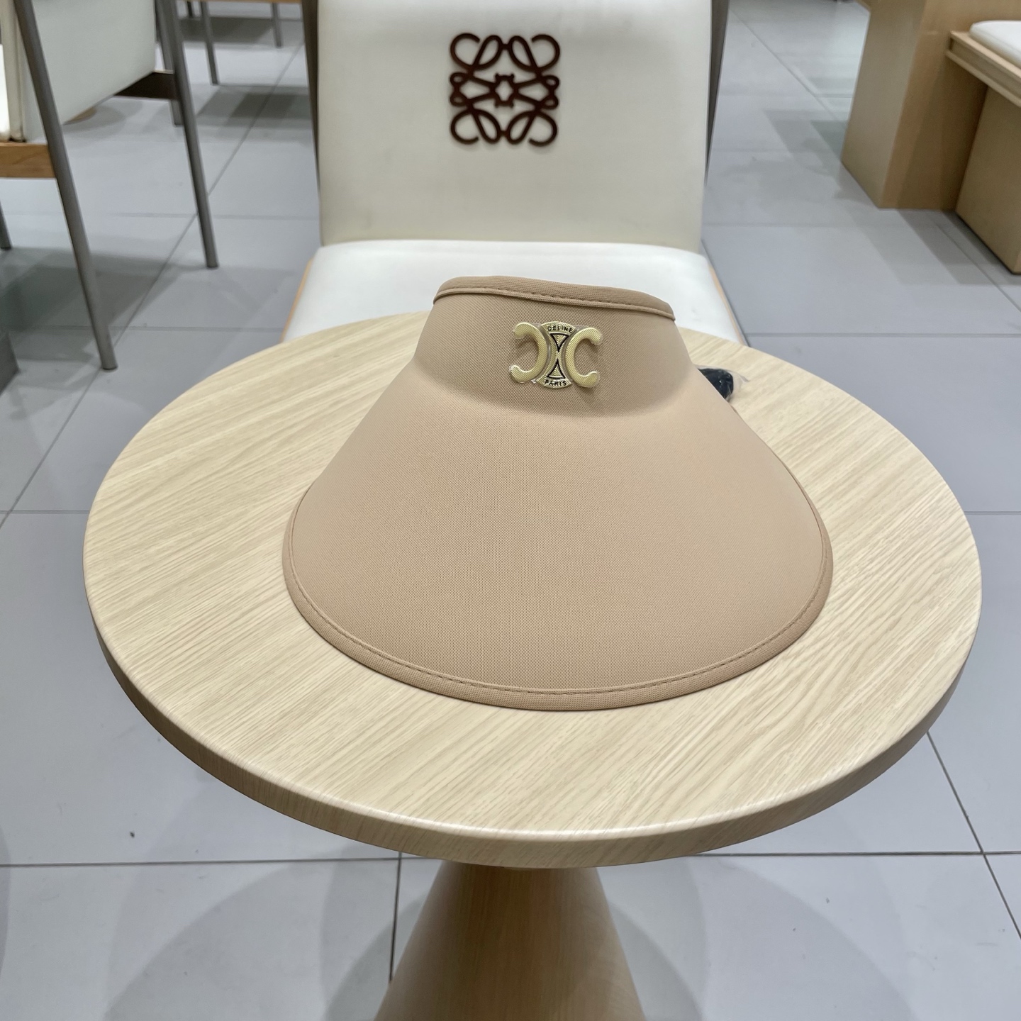  celine塞琳新款2025遮阳空顶帽子女减龄时尚春夏季鸭舌帽百搭简约休闲防晒帽