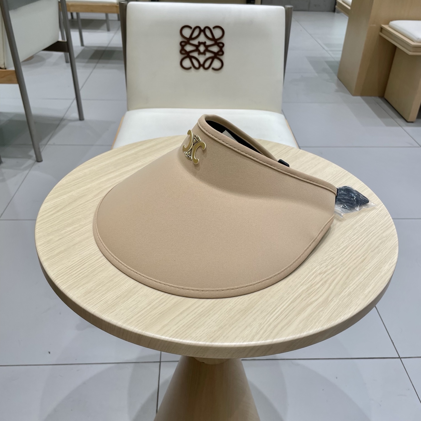  celine塞琳新款2025遮阳空顶帽子女减龄时尚春夏季鸭舌帽百搭简约休闲防晒帽