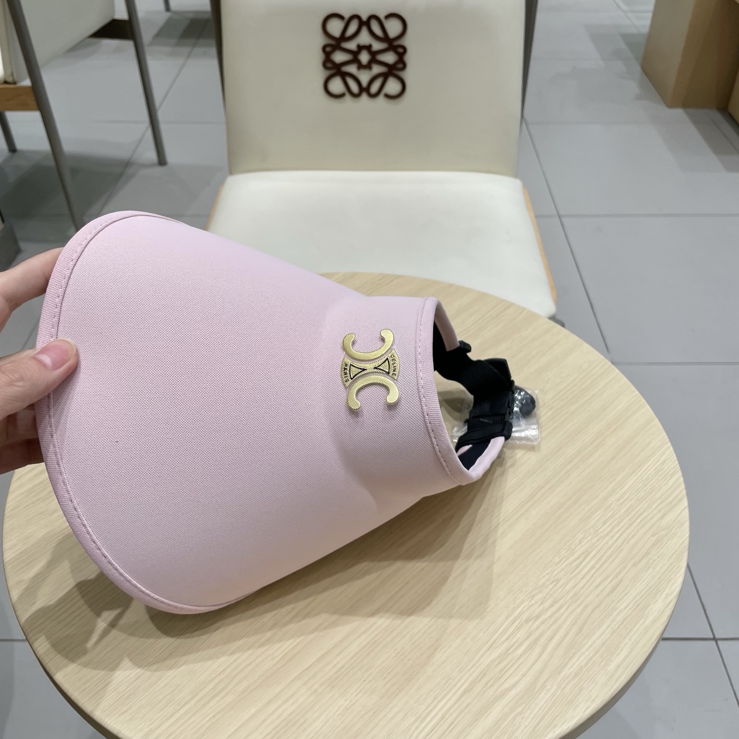  celine塞琳新款2025遮阳空顶帽子女减龄时尚春夏季鸭舌帽百搭简约休闲防晒帽