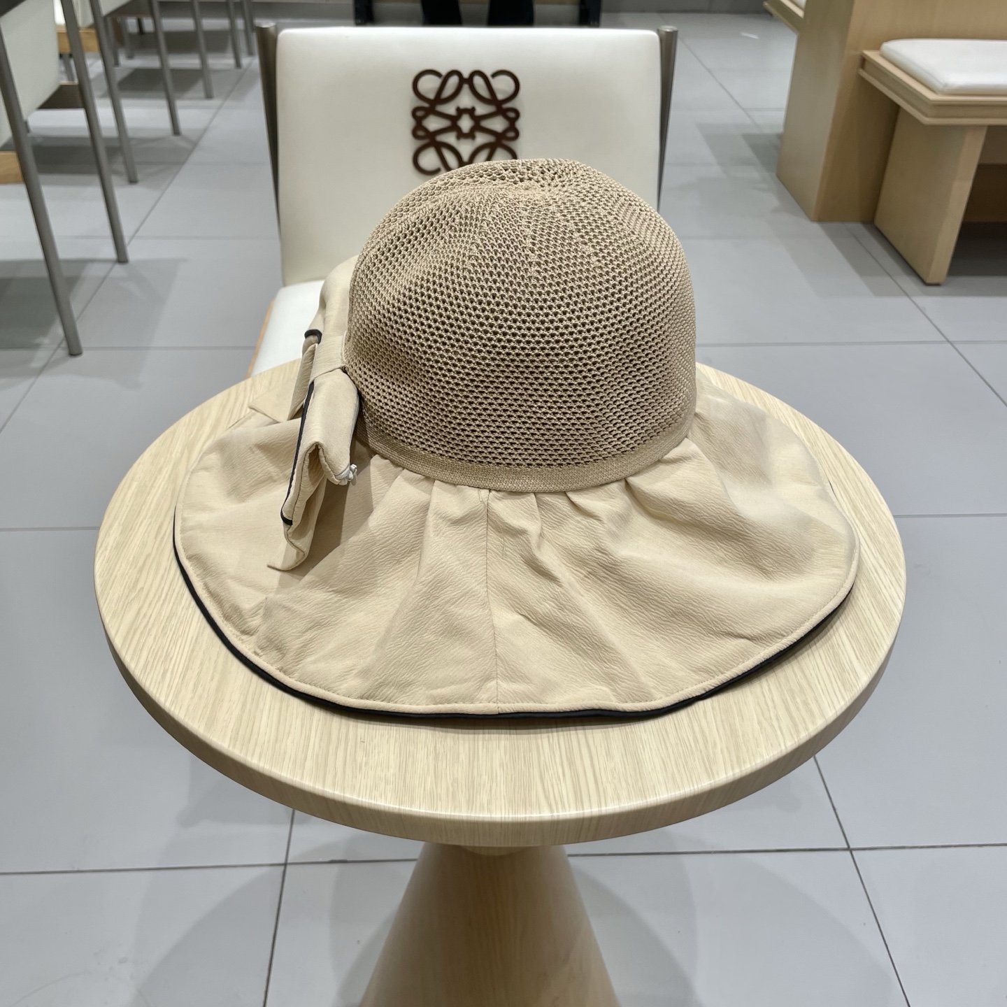  DIOR迪奥帽子女夏季遮阳防晒渔夫帽防紫外线大檐遮脸大头围显脸小太阳透气