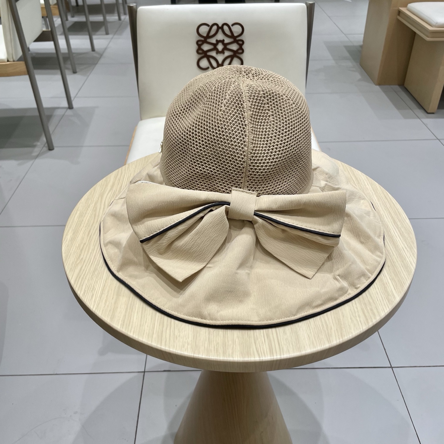  DIOR迪奥帽子女夏季遮阳防晒渔夫帽防紫外线大檐遮脸大头围显脸小太阳透气