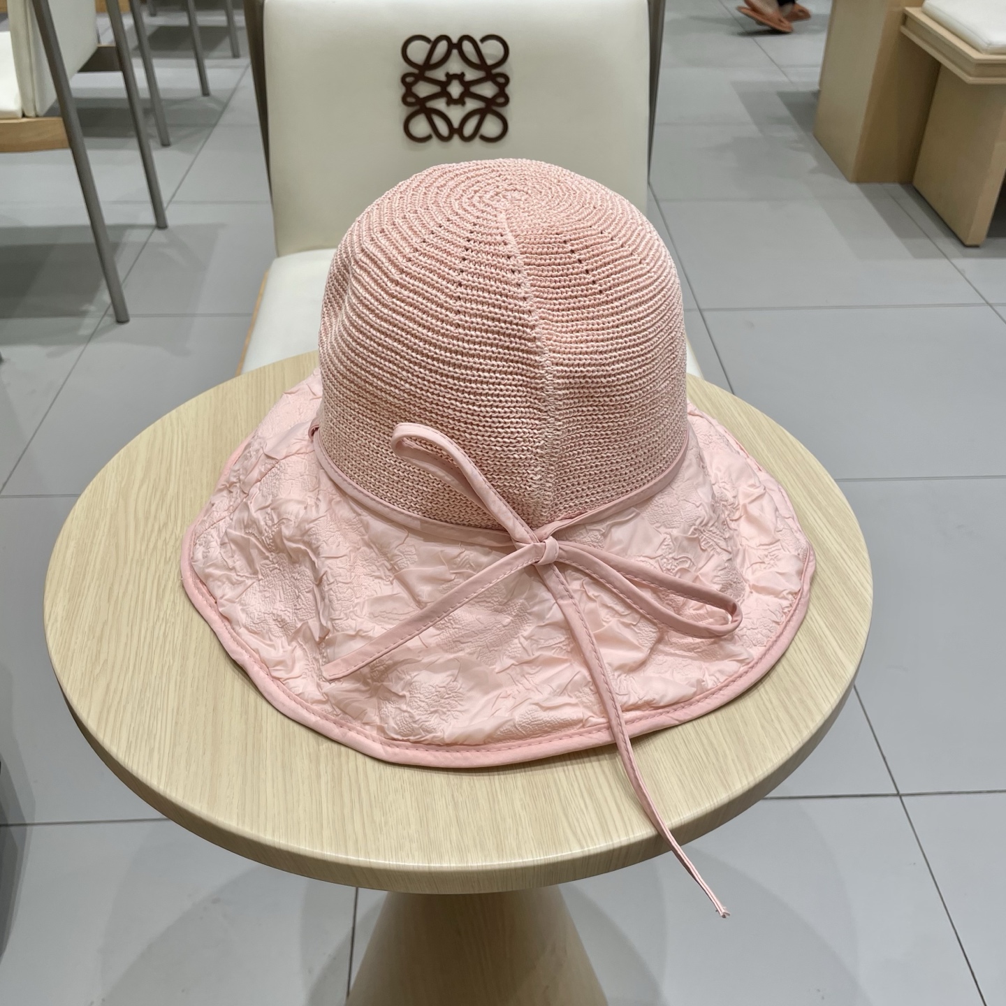  🧢路易威登LouisVuitton遮阳防晒帽女 夏季紫外线可折叠透气帽子新款户外沙滩薄款渔夫帽