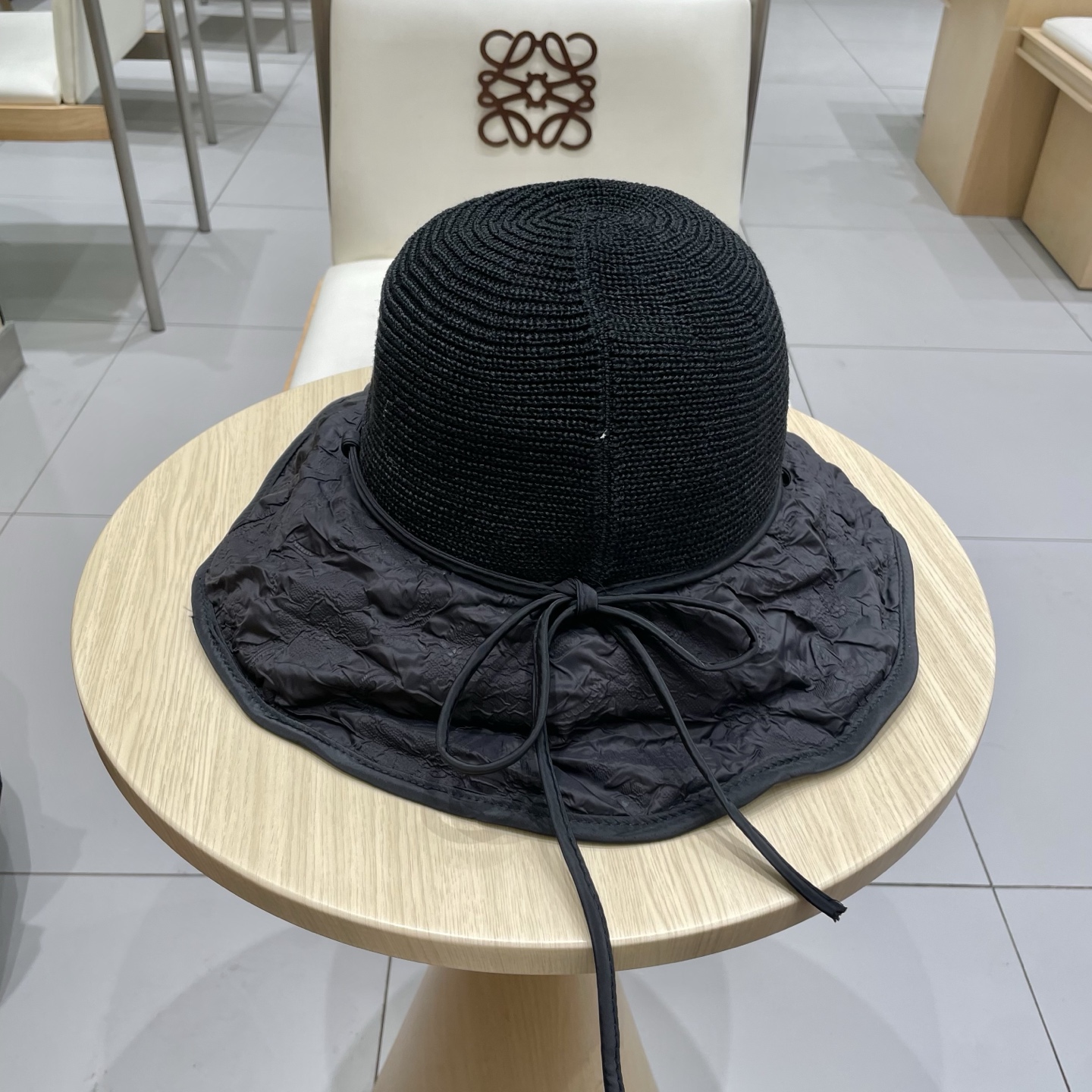  🧢路易威登LouisVuitton遮阳防晒帽女 夏季紫外线可折叠透气帽子新款户外沙滩薄款渔夫帽