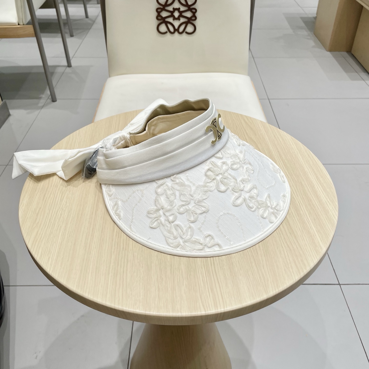  celine塞琳空顶遮阳帽，贝壳帽，发箍 小花朵图案，超级小清新，