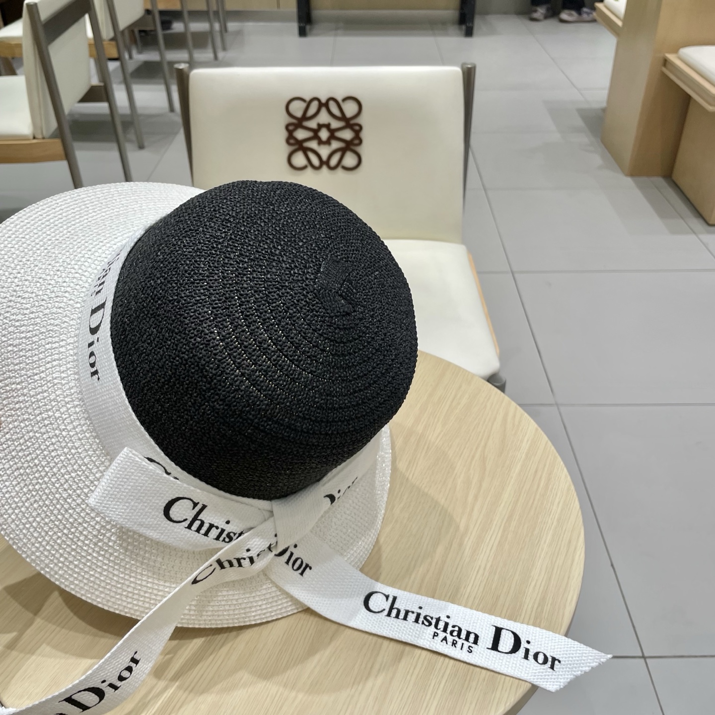  Dior迪奥新款盆帽，名媛风草帽，台湾PP草制作，头围57cm