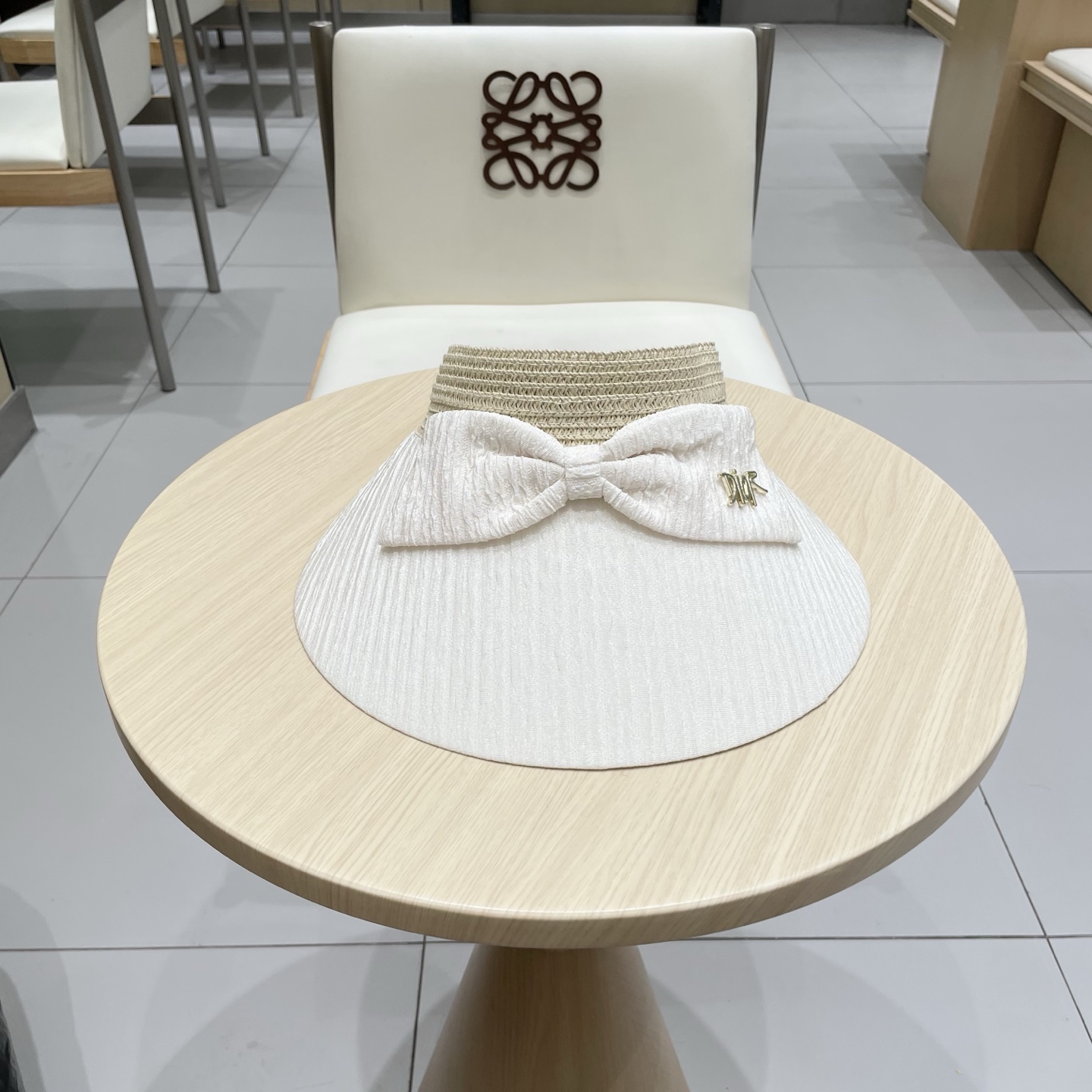  【DIOR迪奥】2025夏季新款蝴蝶结爆款遮阳帽空顶帽，大牌出货，超方便！好搭！出街必