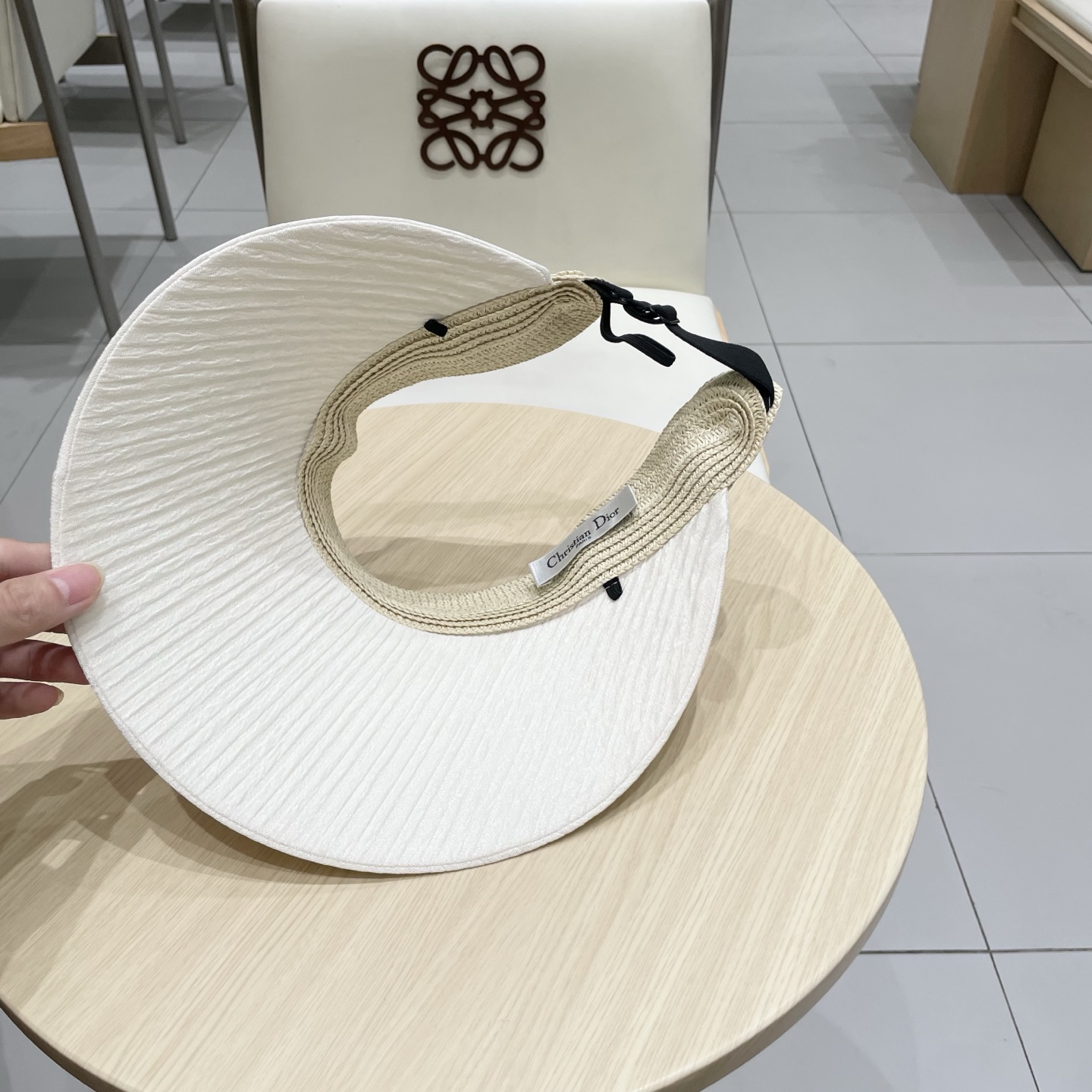  【DIOR迪奥】2025夏季新款蝴蝶结爆款遮阳帽空顶帽，大牌出货，超方便！好搭！出街必