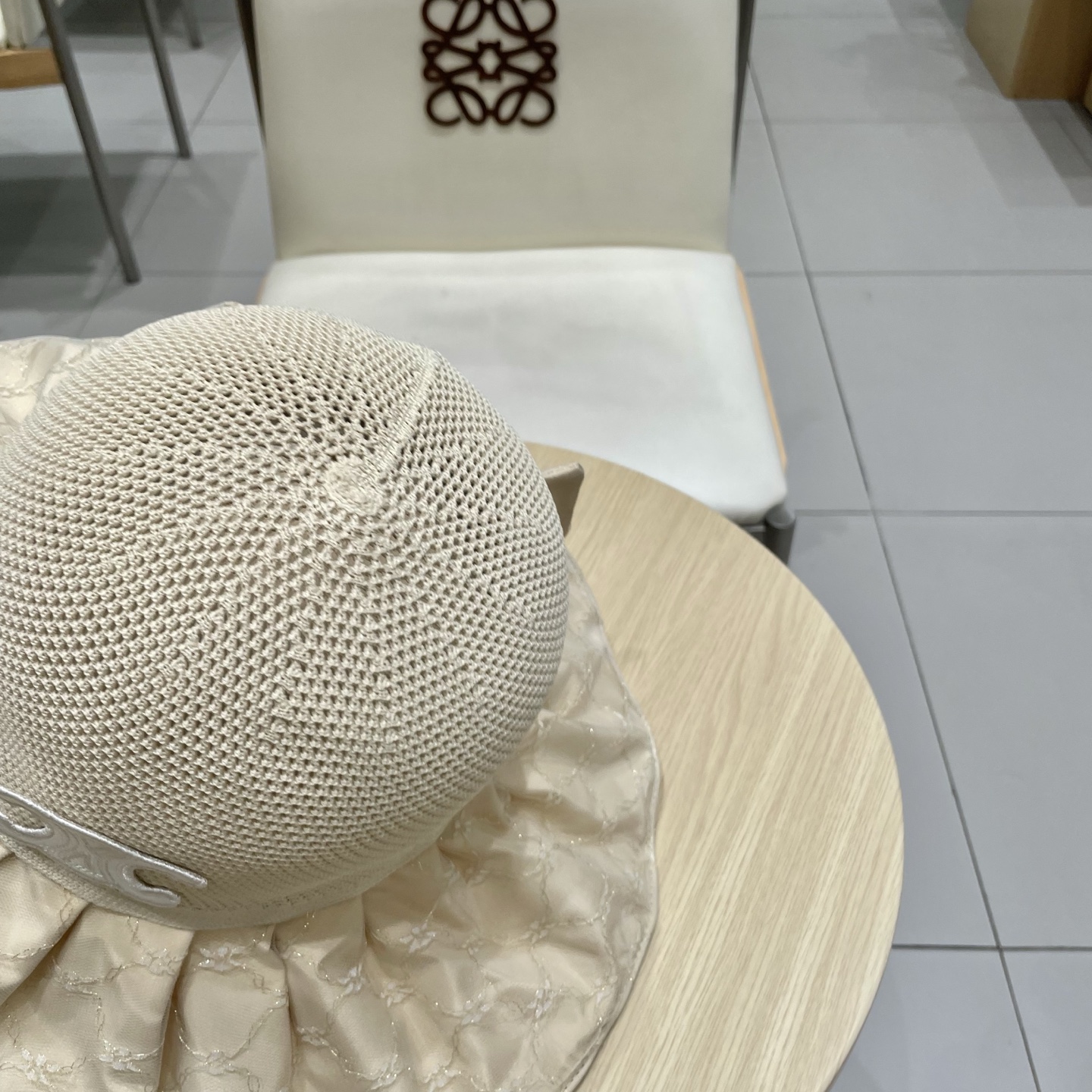 celine塞琳遮阳帽女2025新款彩胶防晒帽透气帽子防紫外线可折叠大沿太阳帽