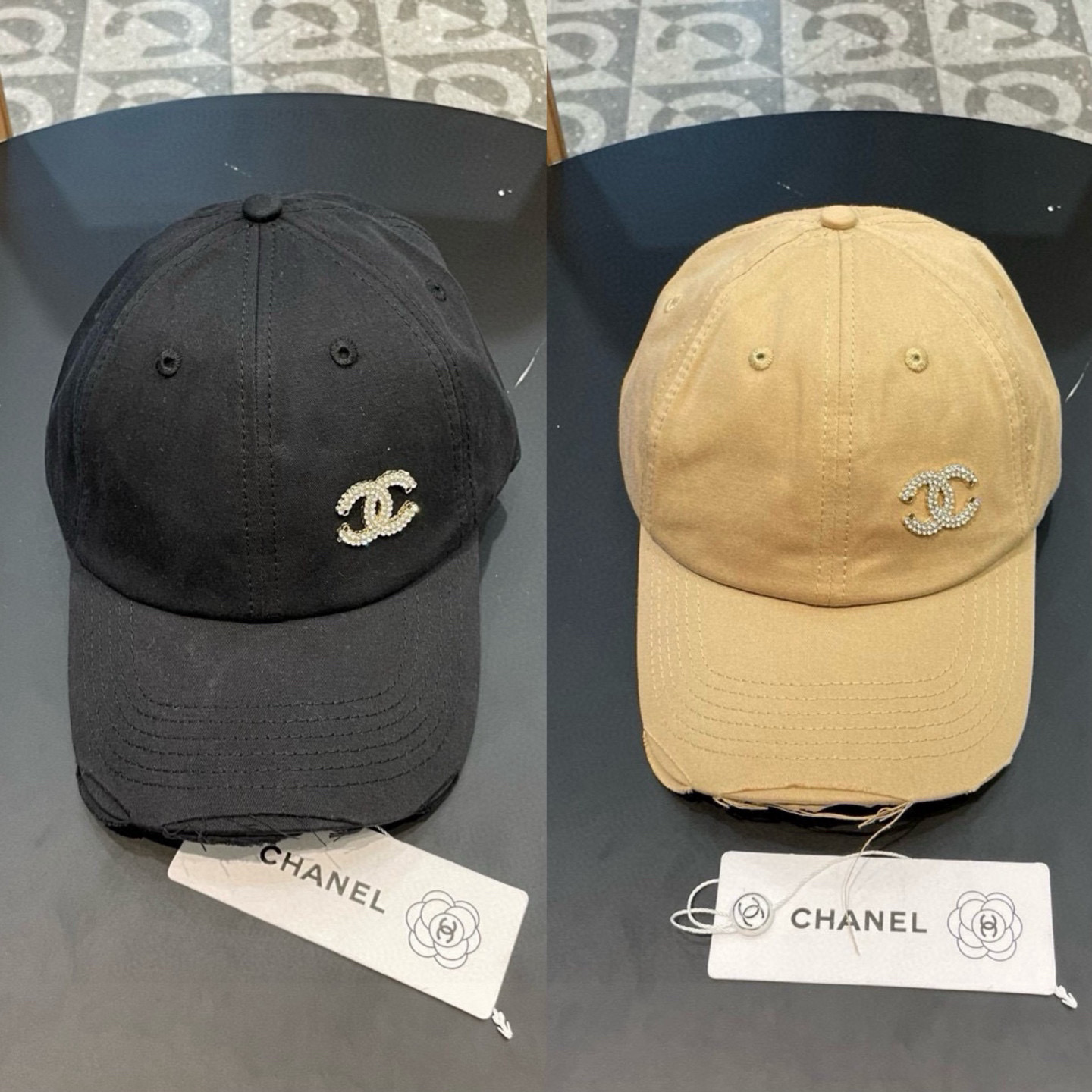  🧢香奈儿Chanel棒球帽🧢，时尚经典款！
可以戴N多年的款式，全棉材质，超舒适，一年四季都是陪你搭配