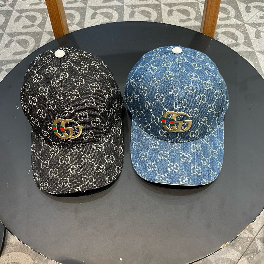  古奇Gucci 新款原单棒球帽🧢， 精致純也格调很有感觉，很酷很时尚，专柜断货热门，质量超赞