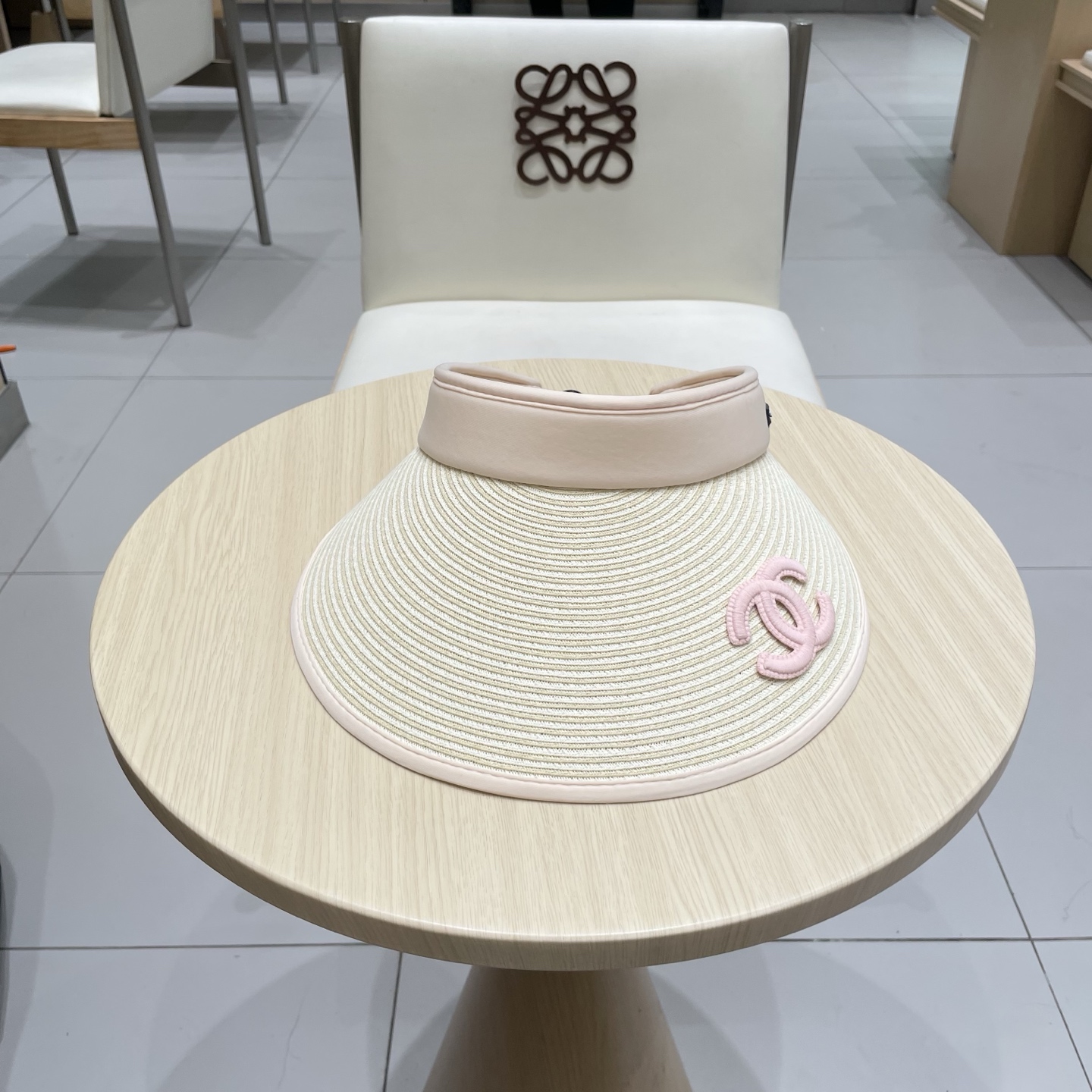  chanel香奈儿空顶草帽女新款夏季大帽檐防晒遮阳帽子防紫外线可折叠草编太阳帽