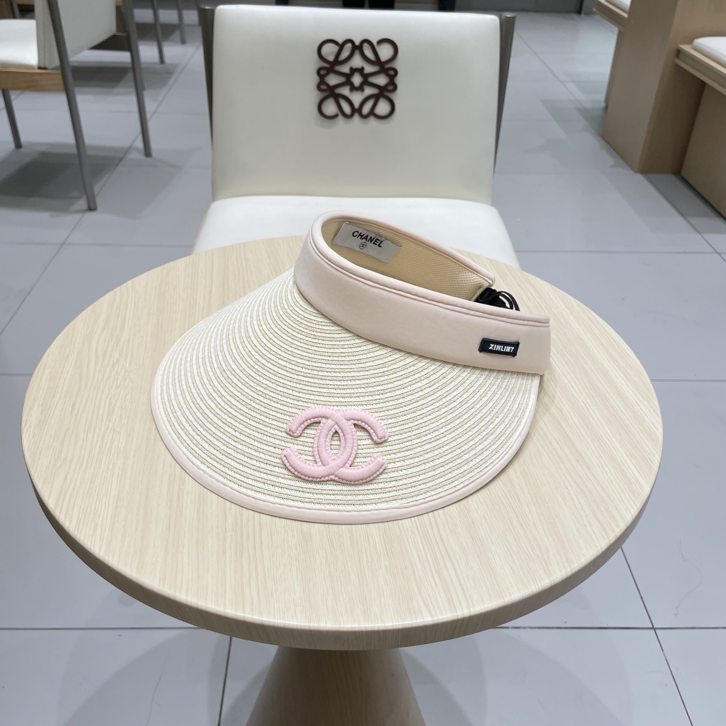  chanel香奈儿空顶草帽女新款夏季大帽檐防晒遮阳帽子防紫外线可折叠草编太阳帽