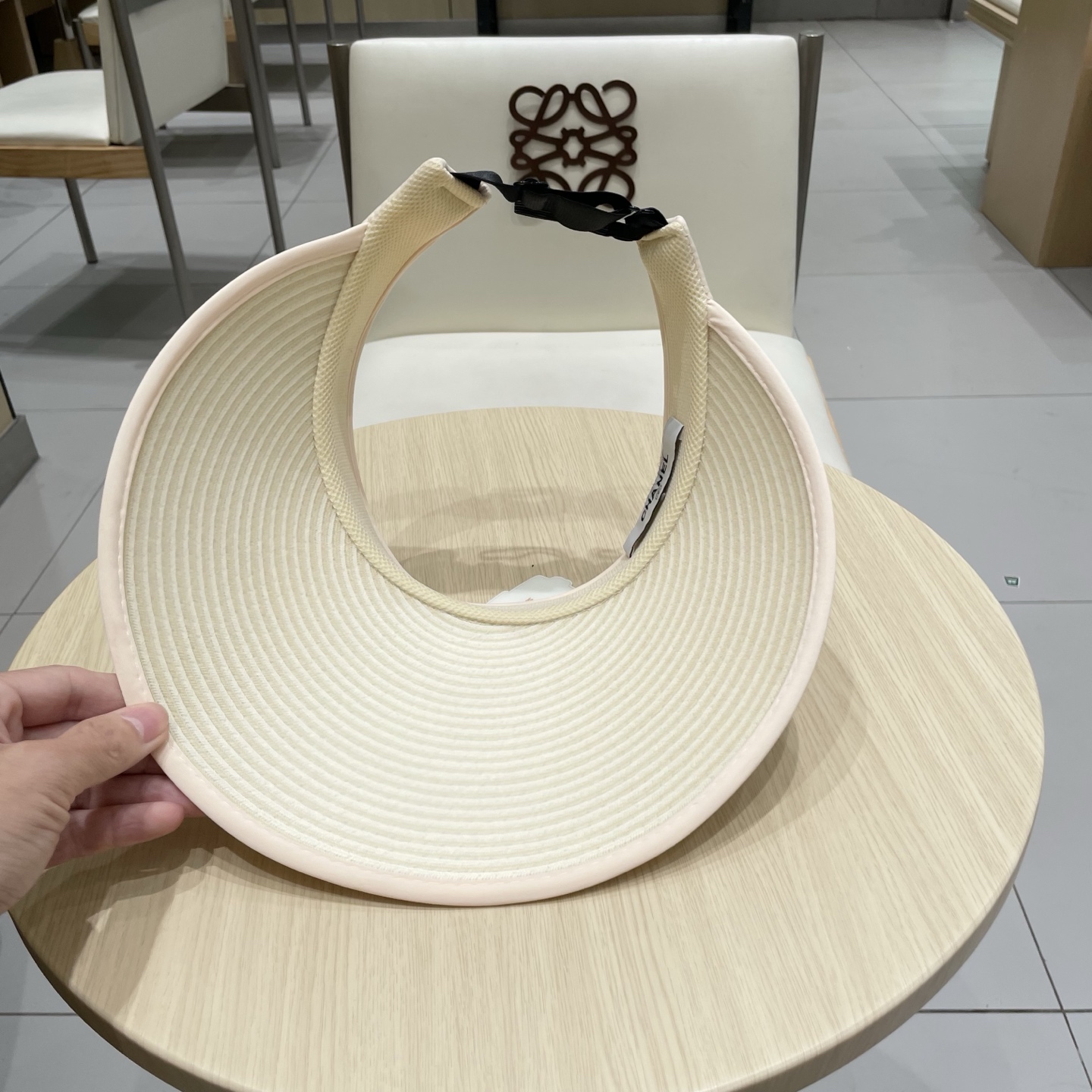  chanel香奈儿空顶草帽女新款夏季大帽檐防晒遮阳帽子防紫外线可折叠草编太阳帽