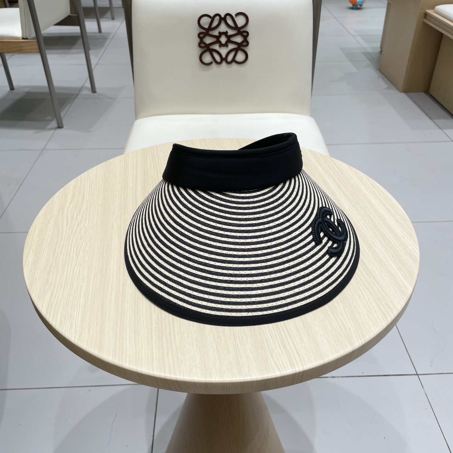  chanel香奈儿空顶草帽女新款夏季大帽檐防晒遮阳帽子防紫外线可折叠草编太阳帽