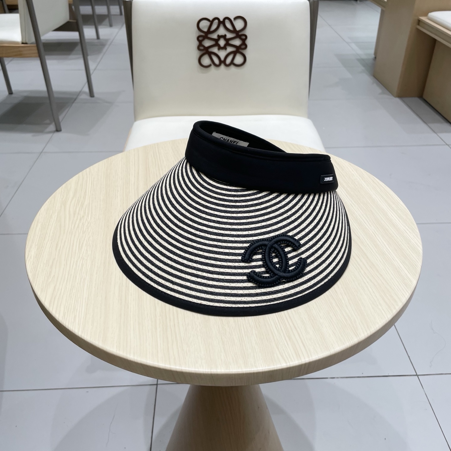  chanel香奈儿空顶草帽女新款夏季大帽檐防晒遮阳帽子防紫外线可折叠草编太阳帽