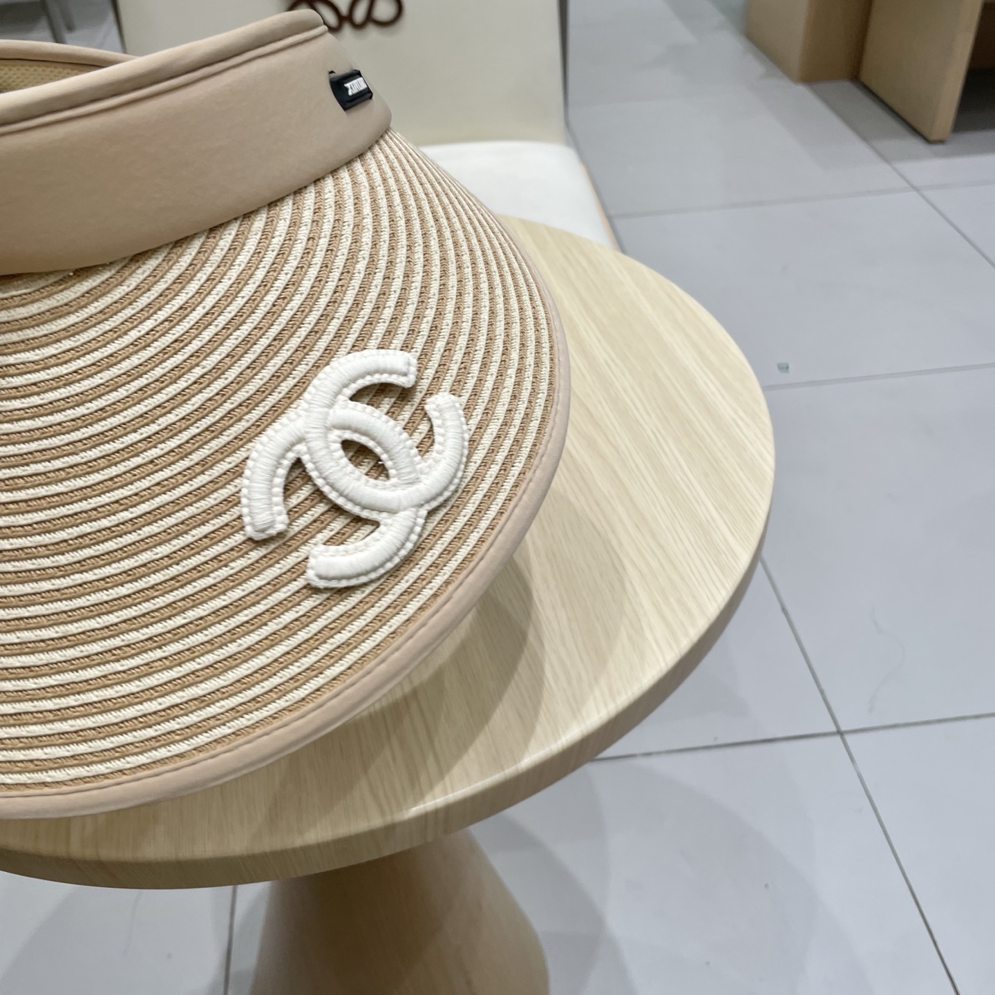  chanel香奈儿空顶草帽女新款夏季大帽檐防晒遮阳帽子防紫外线可折叠草编太阳帽