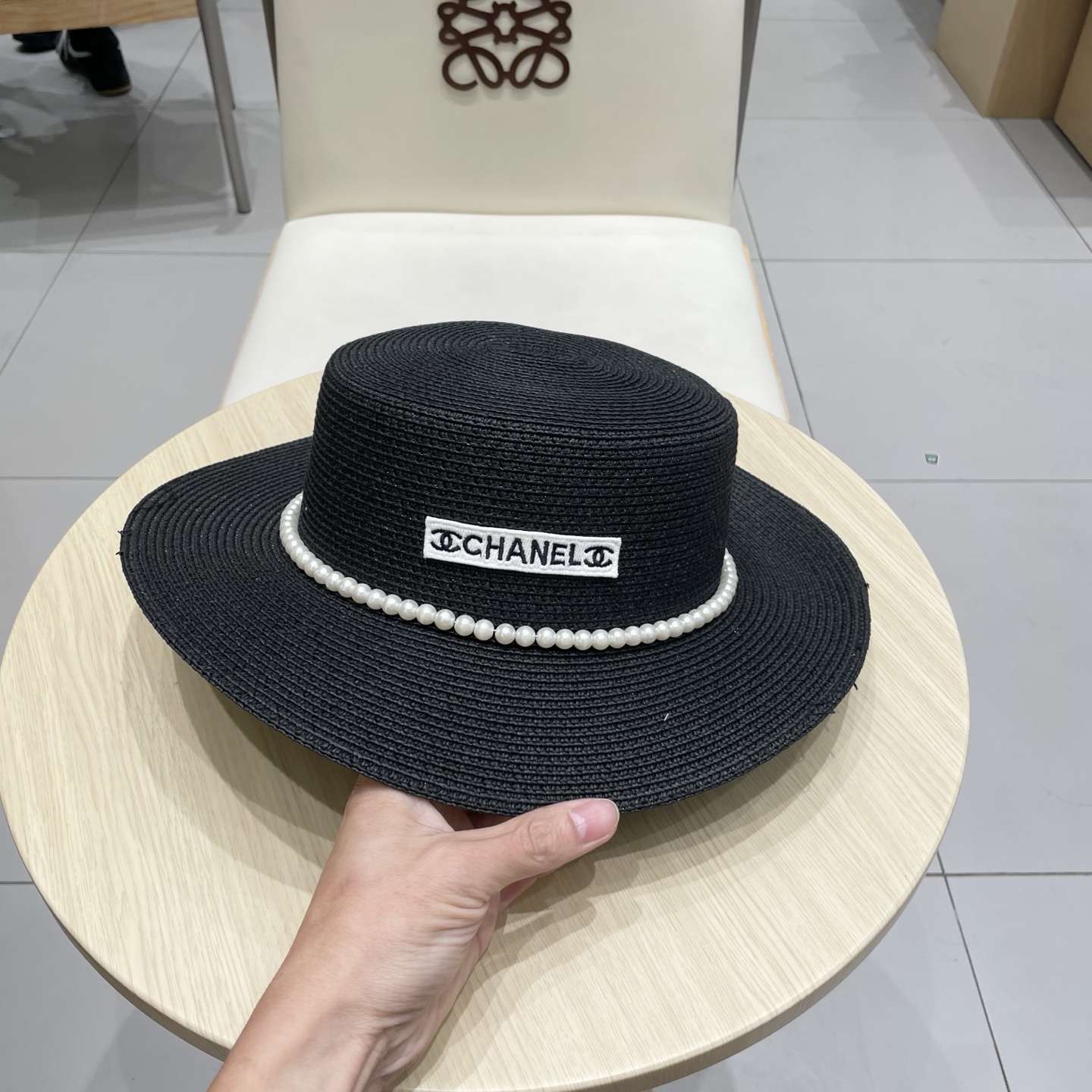  Chanel香奈儿新款草帽，名媛风遮阳帽，头围57cm