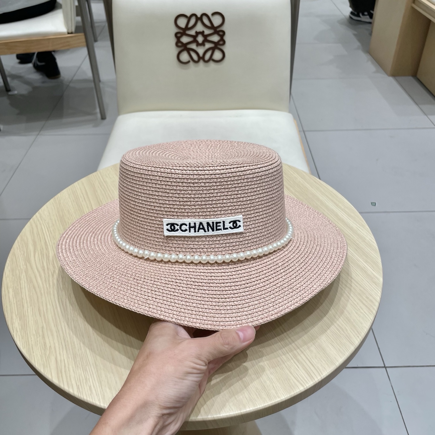  Chanel香奈儿新款草帽，名媛风遮阳帽，头围57cm