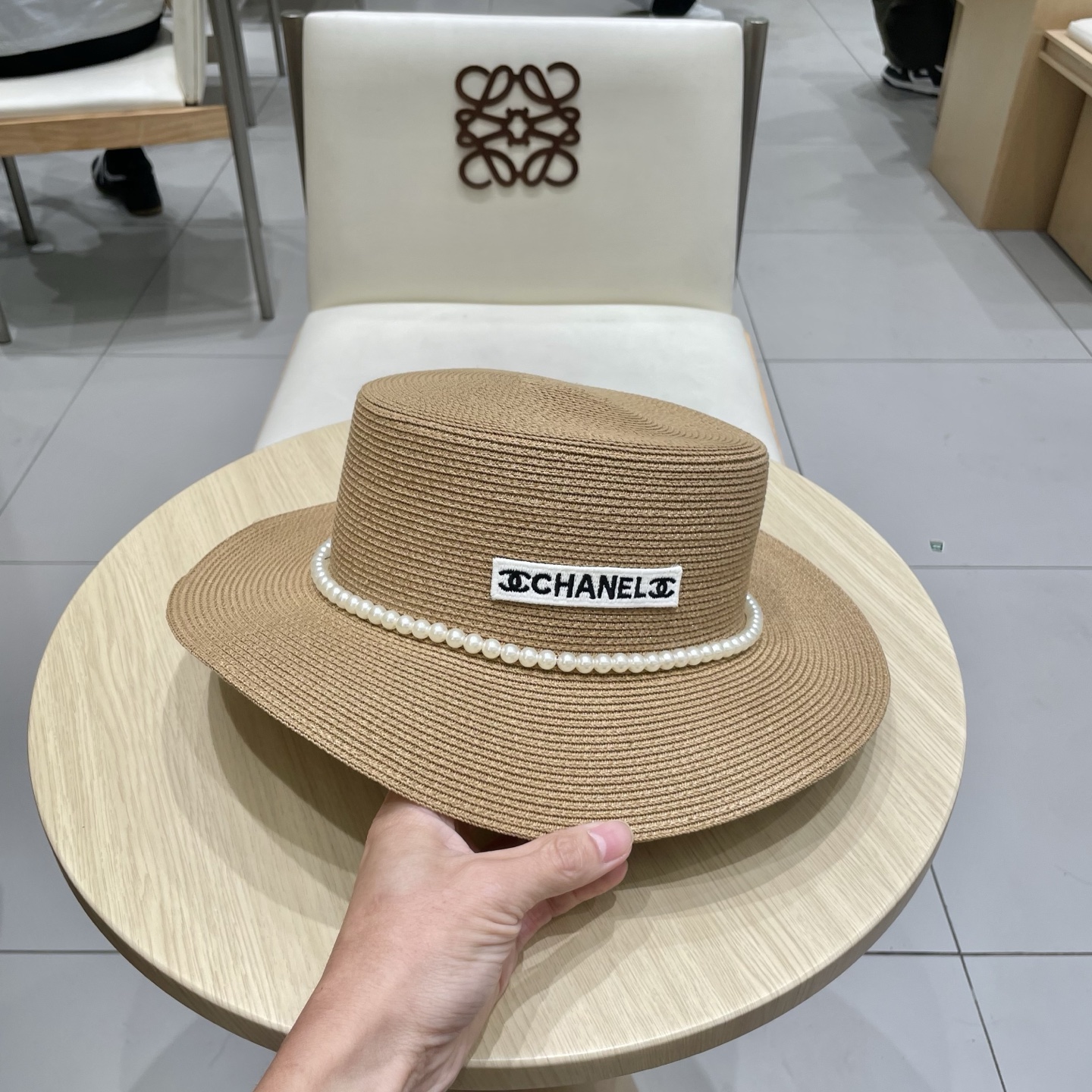  Chanel香奈儿新款草帽，名媛风遮阳帽，头围57cm