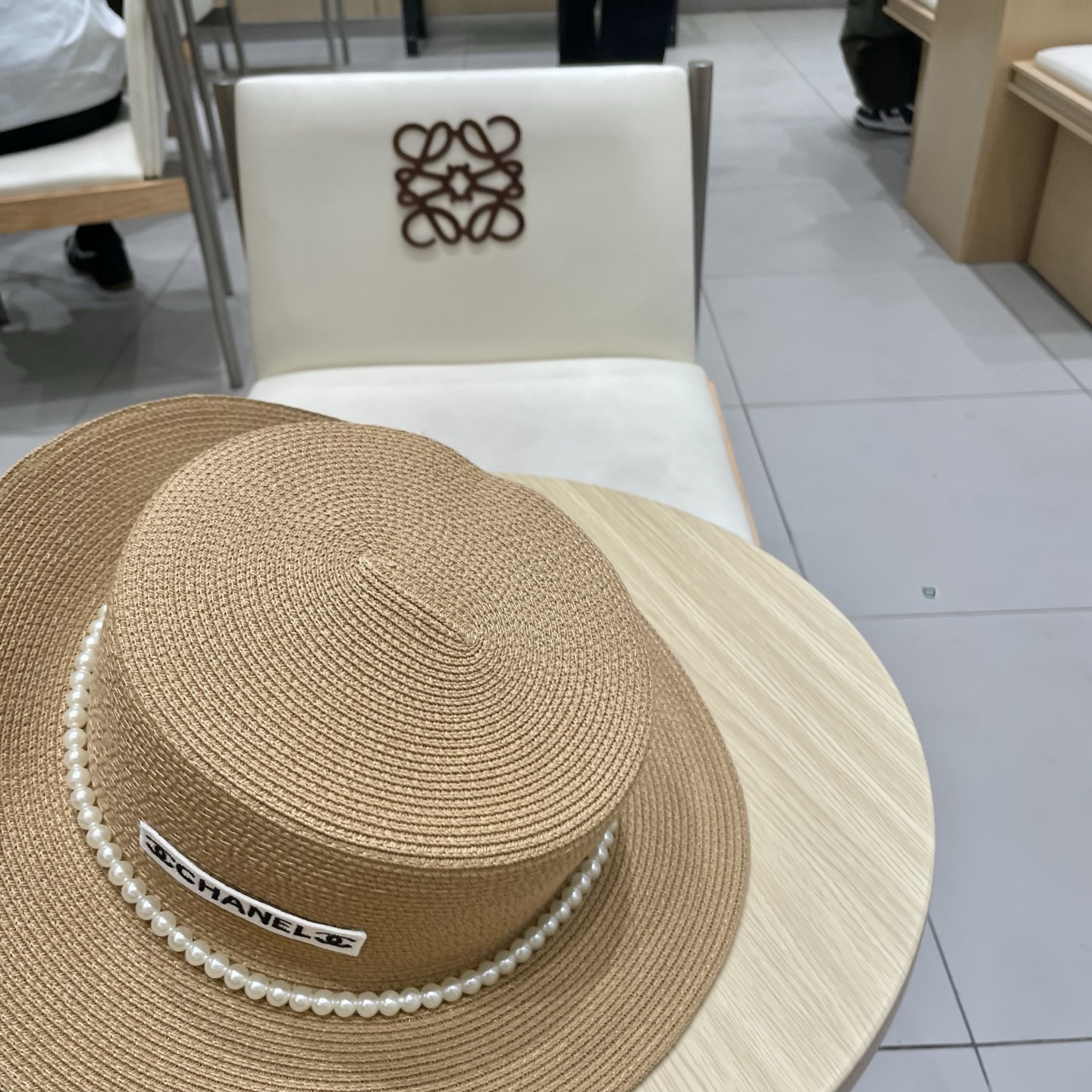  Chanel香奈儿新款草帽，名媛风遮阳帽，头围57cm