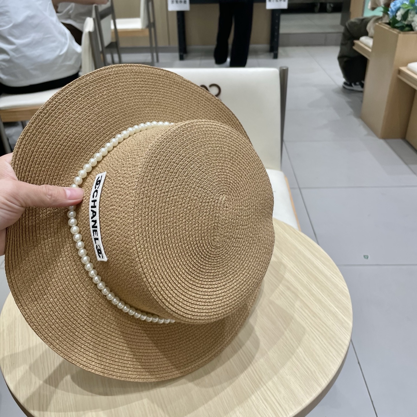  Chanel香奈儿新款草帽，名媛风遮阳帽，头围57cm