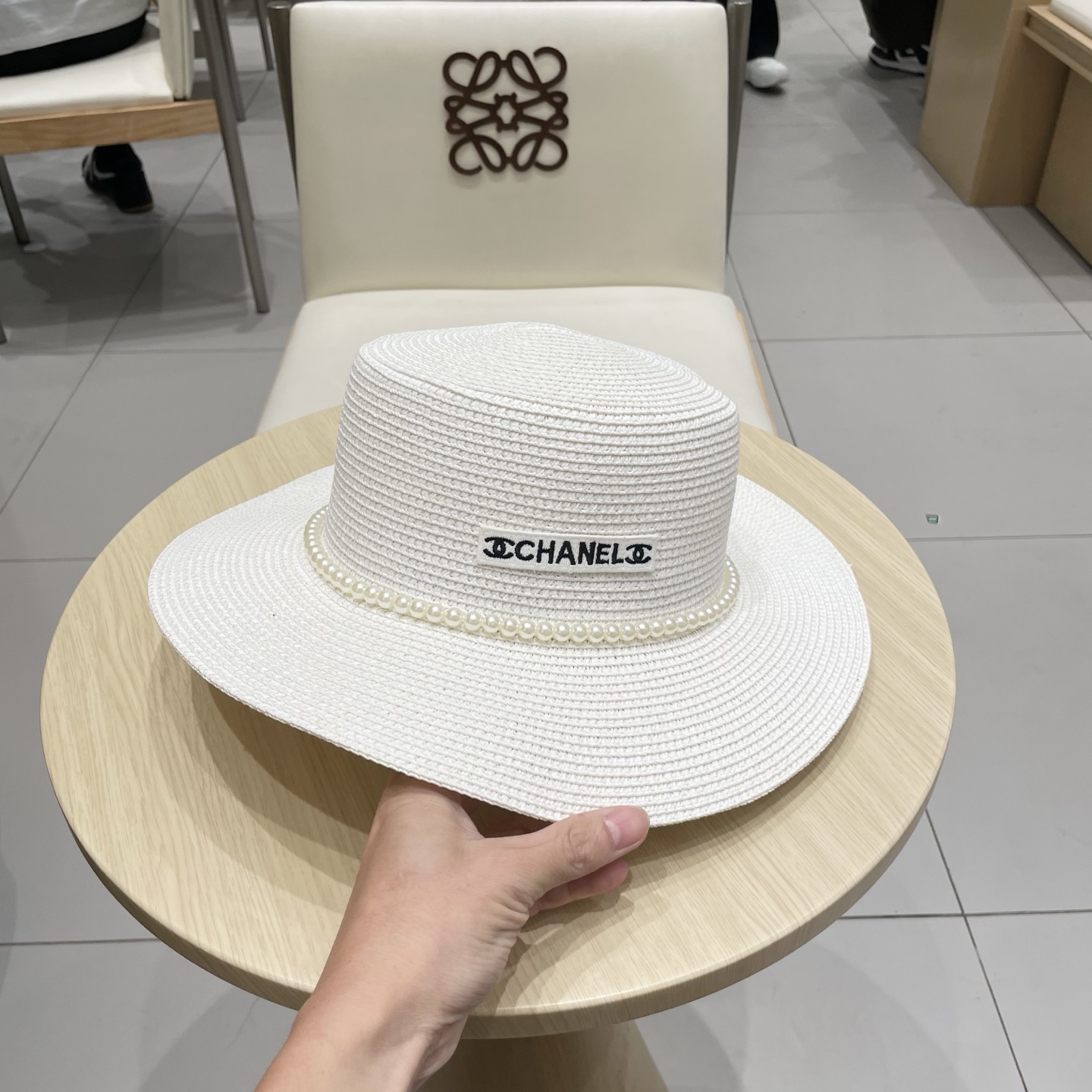  Chanel香奈儿新款草帽，名媛风遮阳帽，头围57cm