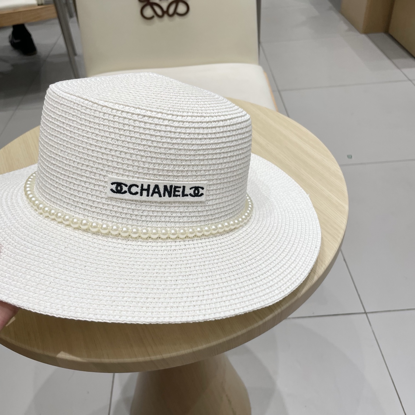  Chanel香奈儿新款草帽，名媛风遮阳帽，头围57cm